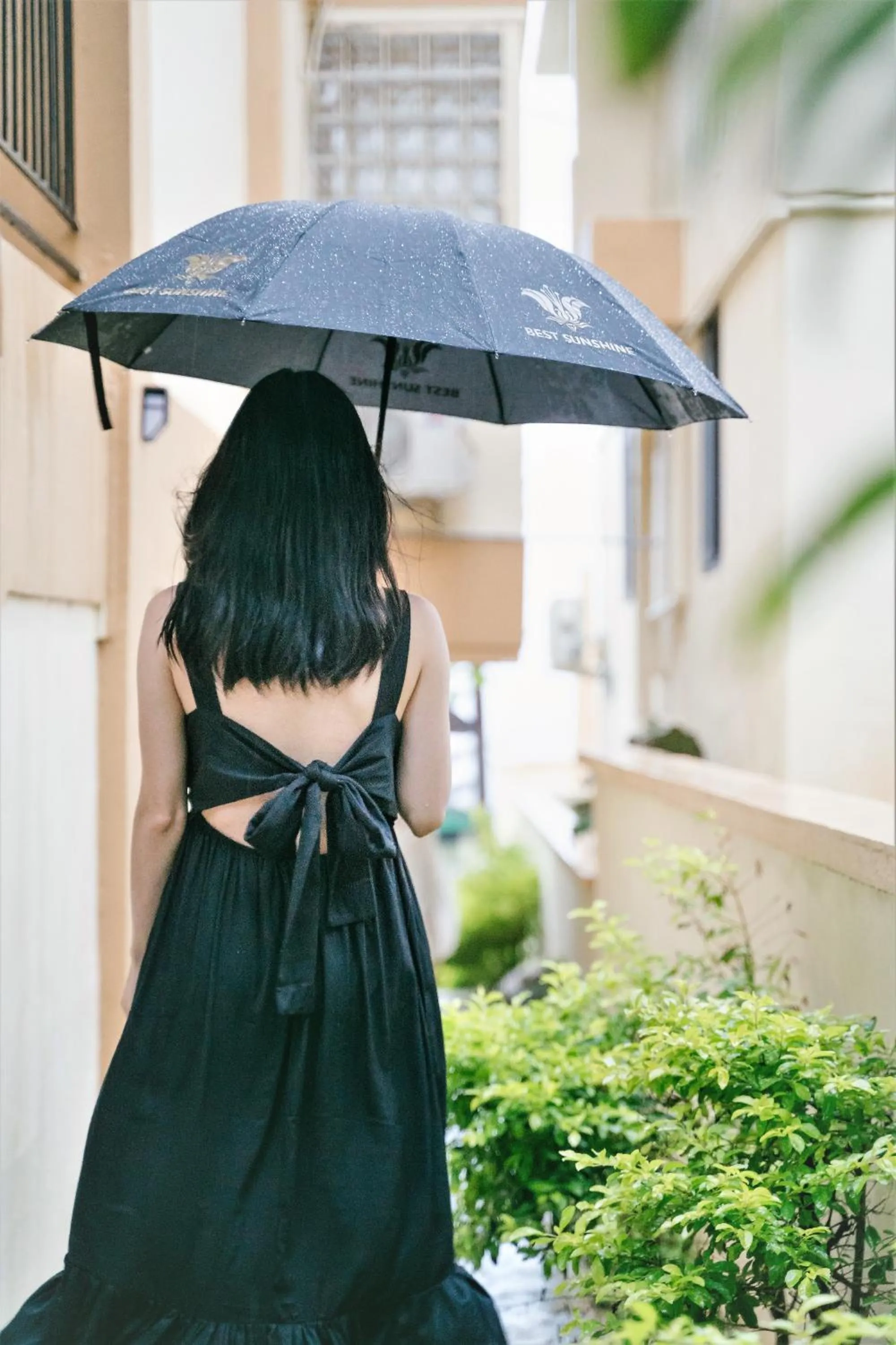 Inner courtyard view in Saipan Emerald Villa