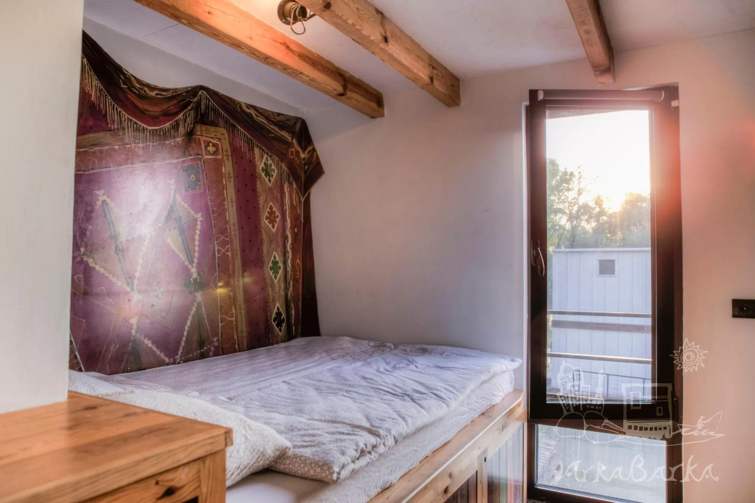 Spring, Bed in ArkaBarka 2- Floating Dream Rooms and Apartments