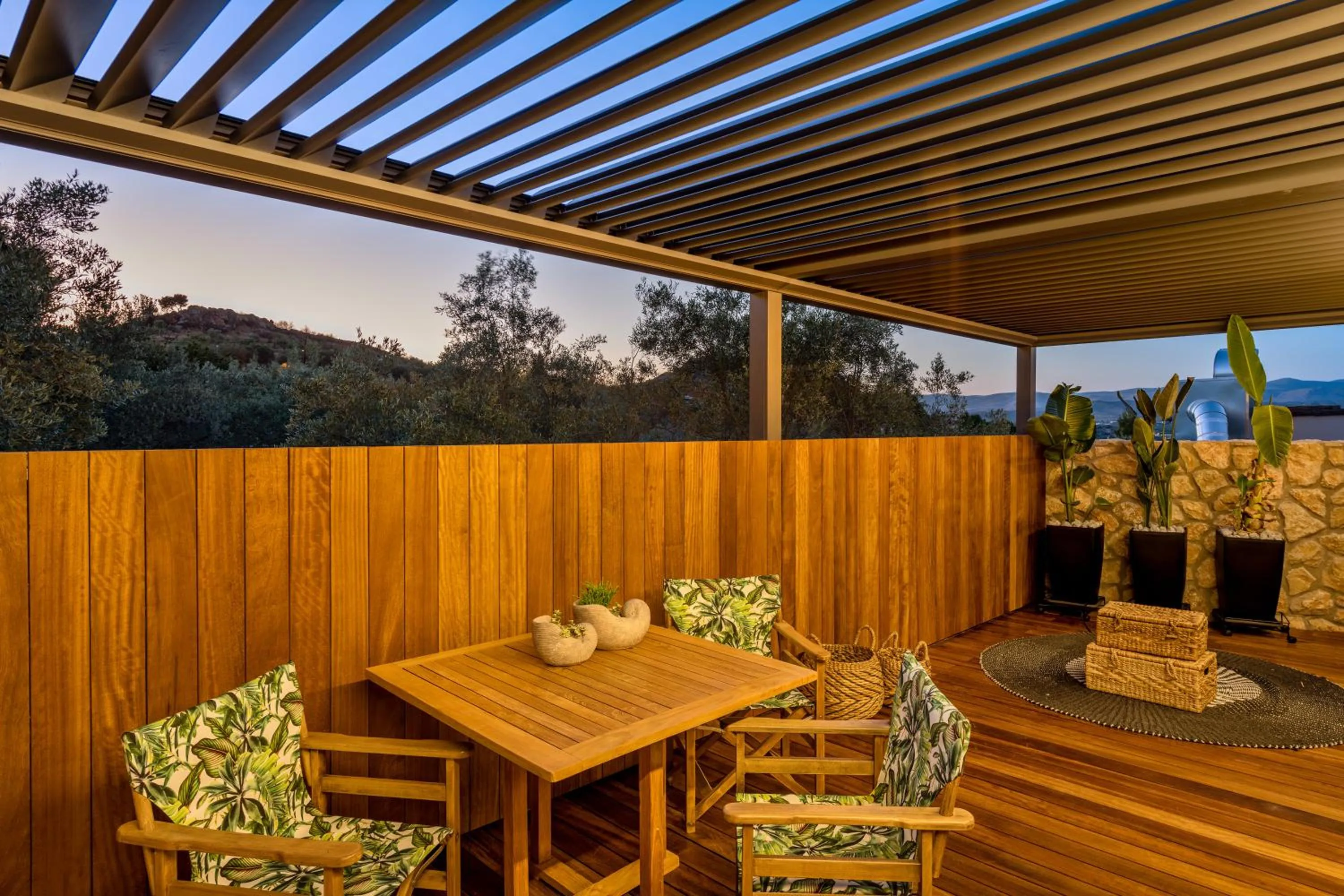 Patio in Anthemion Suites and Villas