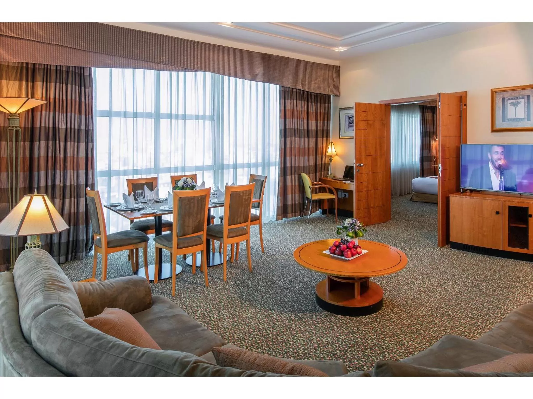 Living room in Gulf Court Hotel