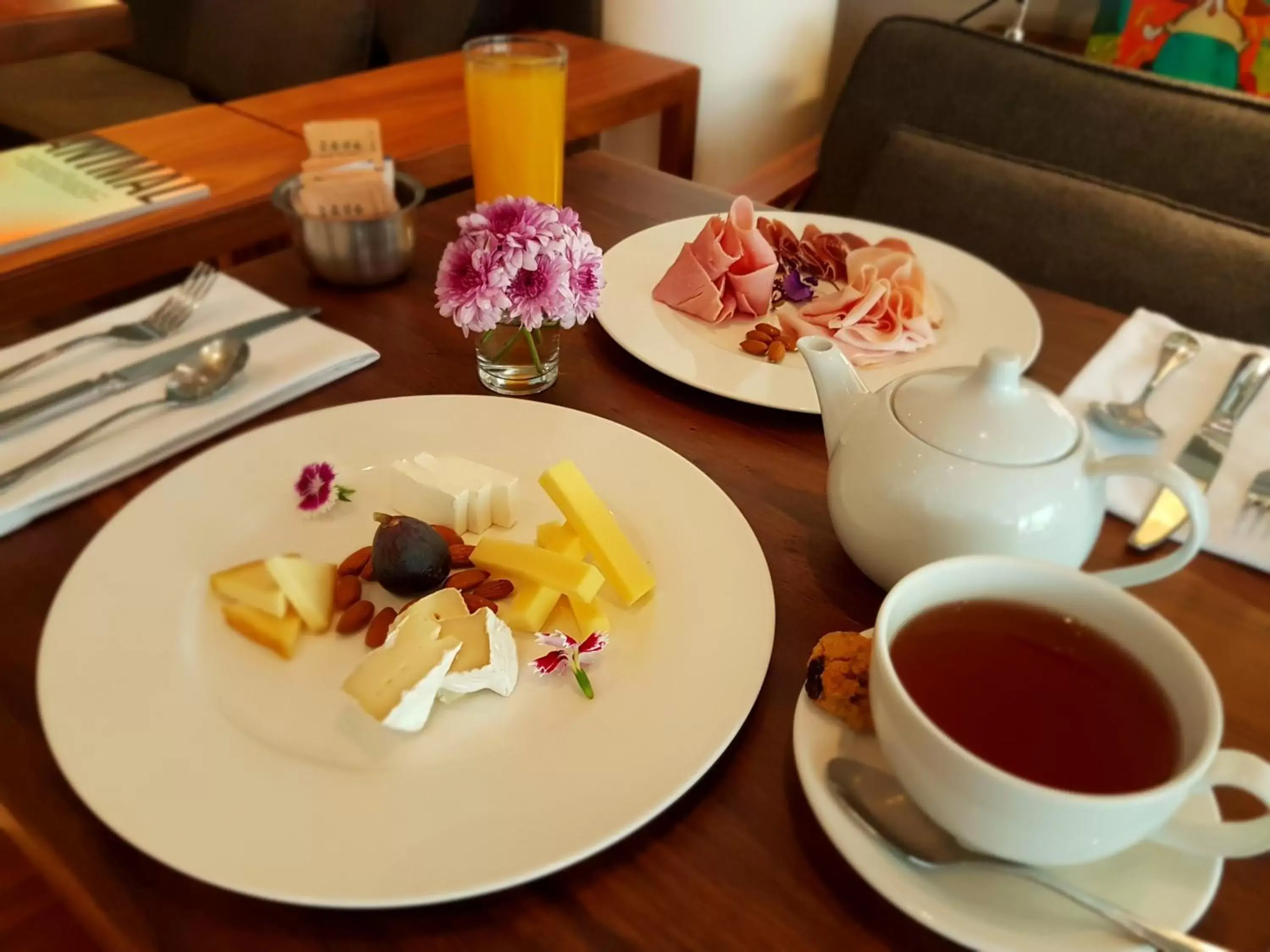 Continental breakfast in Habita, Mexico City, a Member of Design Hotels