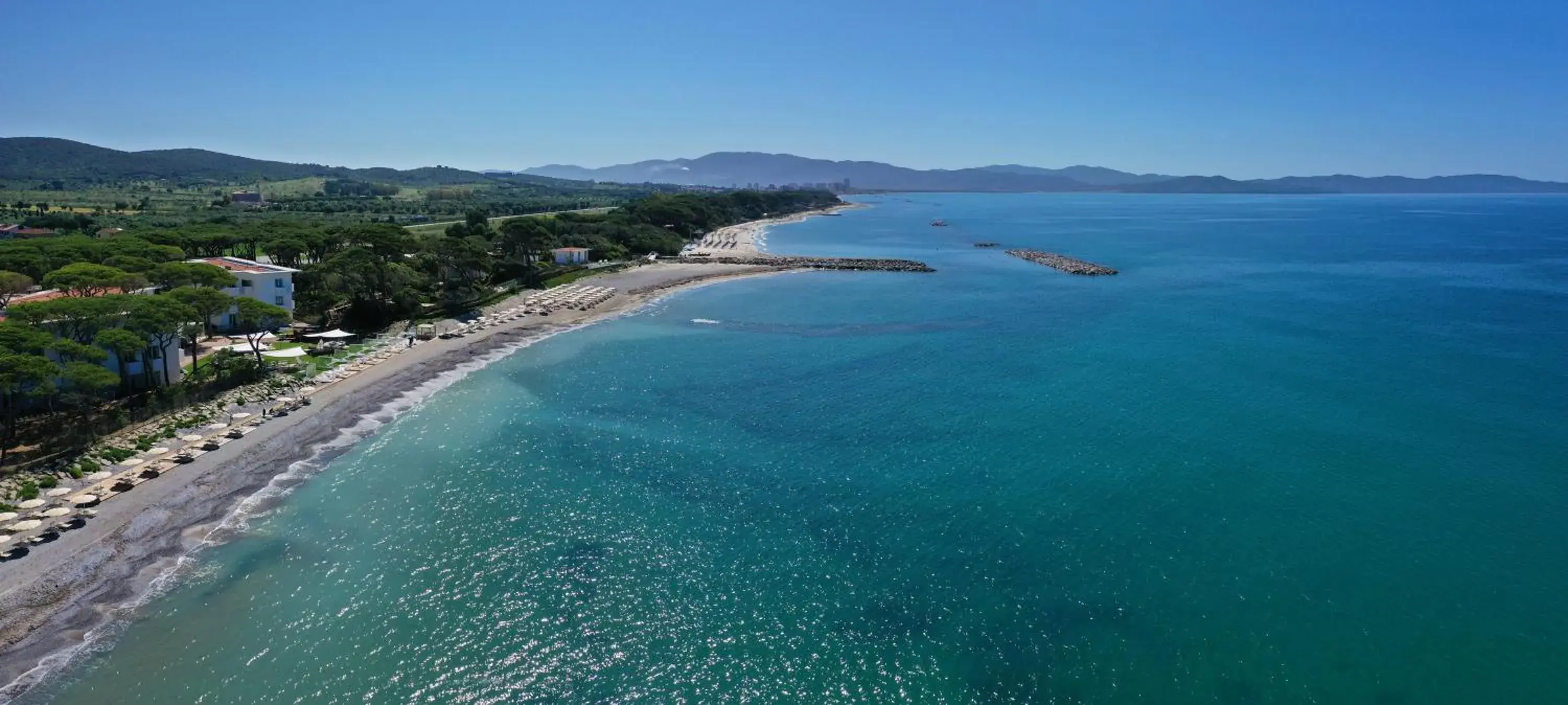 Beach, Bird's-eye View in The Sense Experience Resort