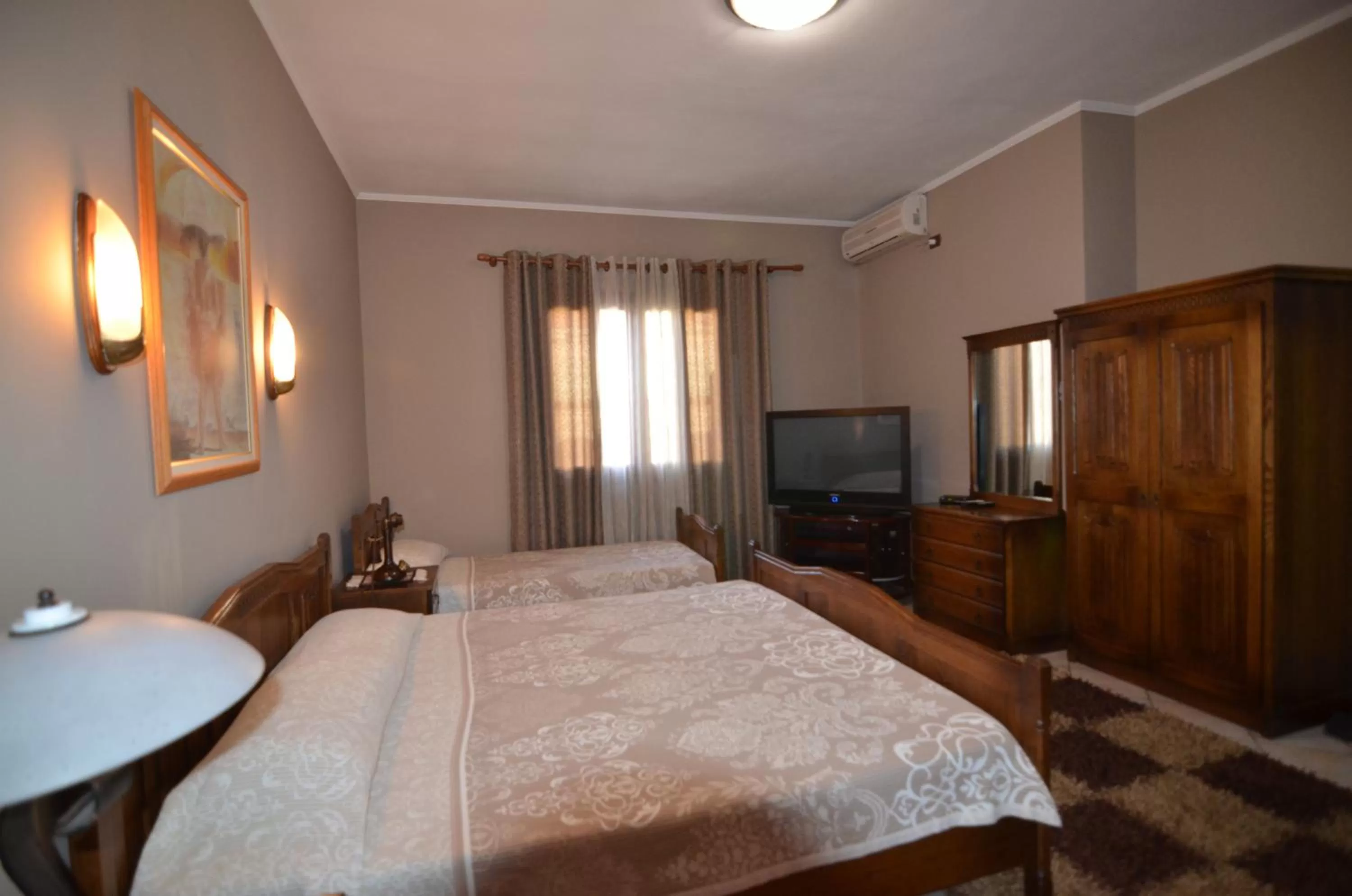 Bed in Real Scampis Hotel