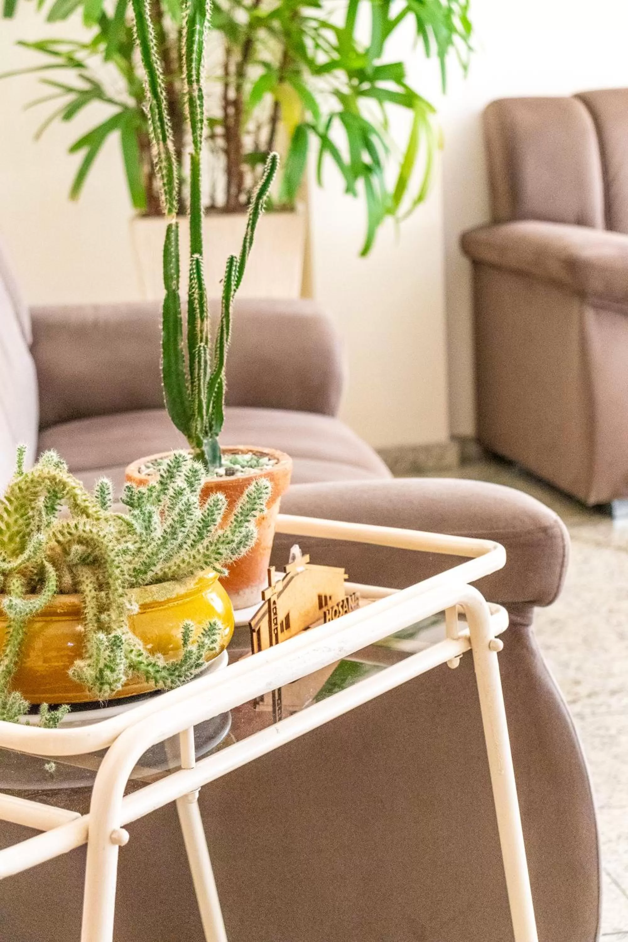 Seating area in Hotel Caminho do Rosário
