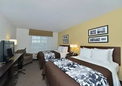 Standard Queen Room with Two Queen Beds - Non-Smoking in Sleep Inn & Suites Bismarck I-94