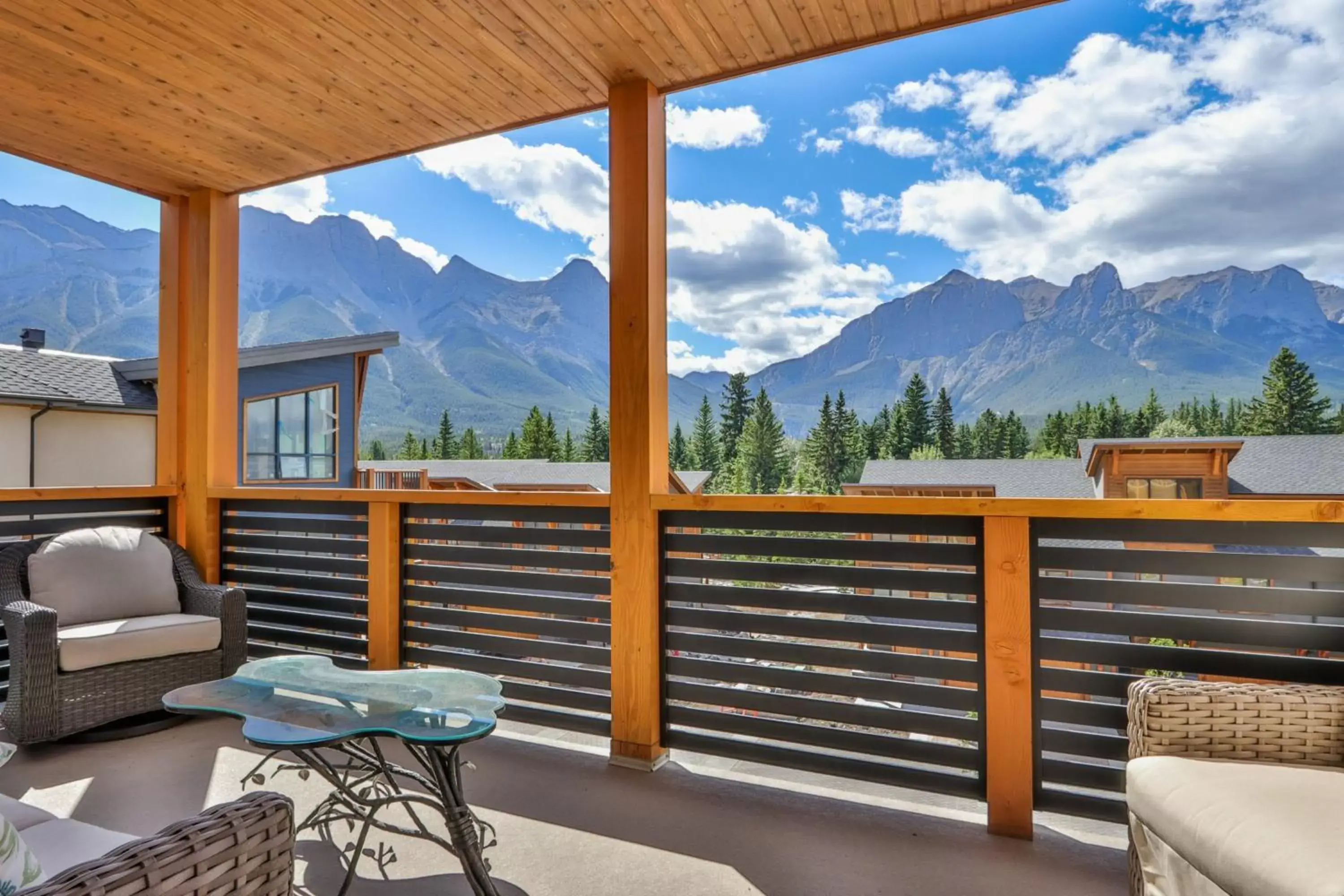 Balcony/Terrace, Mountain View in Tamarack Lodge by Spring Creek Vacations