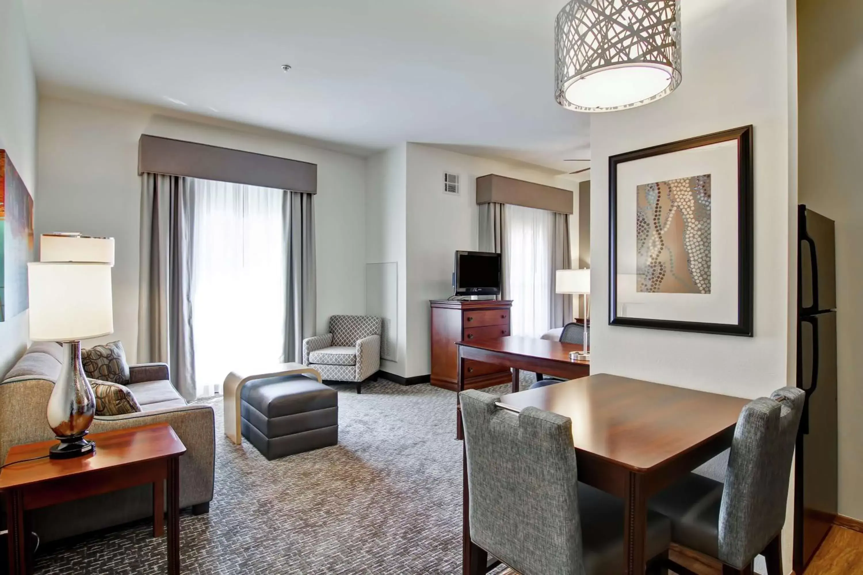 Living room, Seating Area in Homewood Suites by Hilton Oklahoma City-West