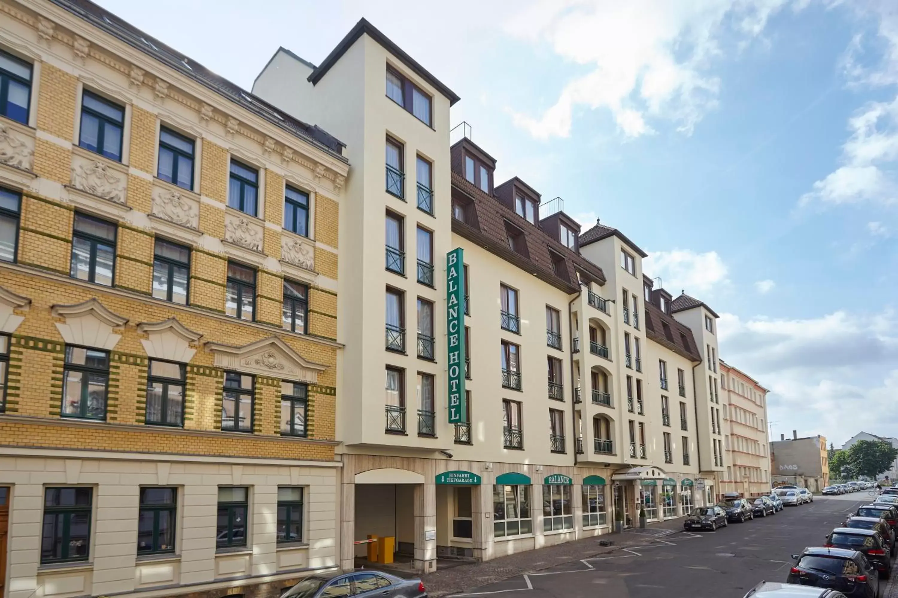 Property building in Balance Hotel Leipzig Alte Messe