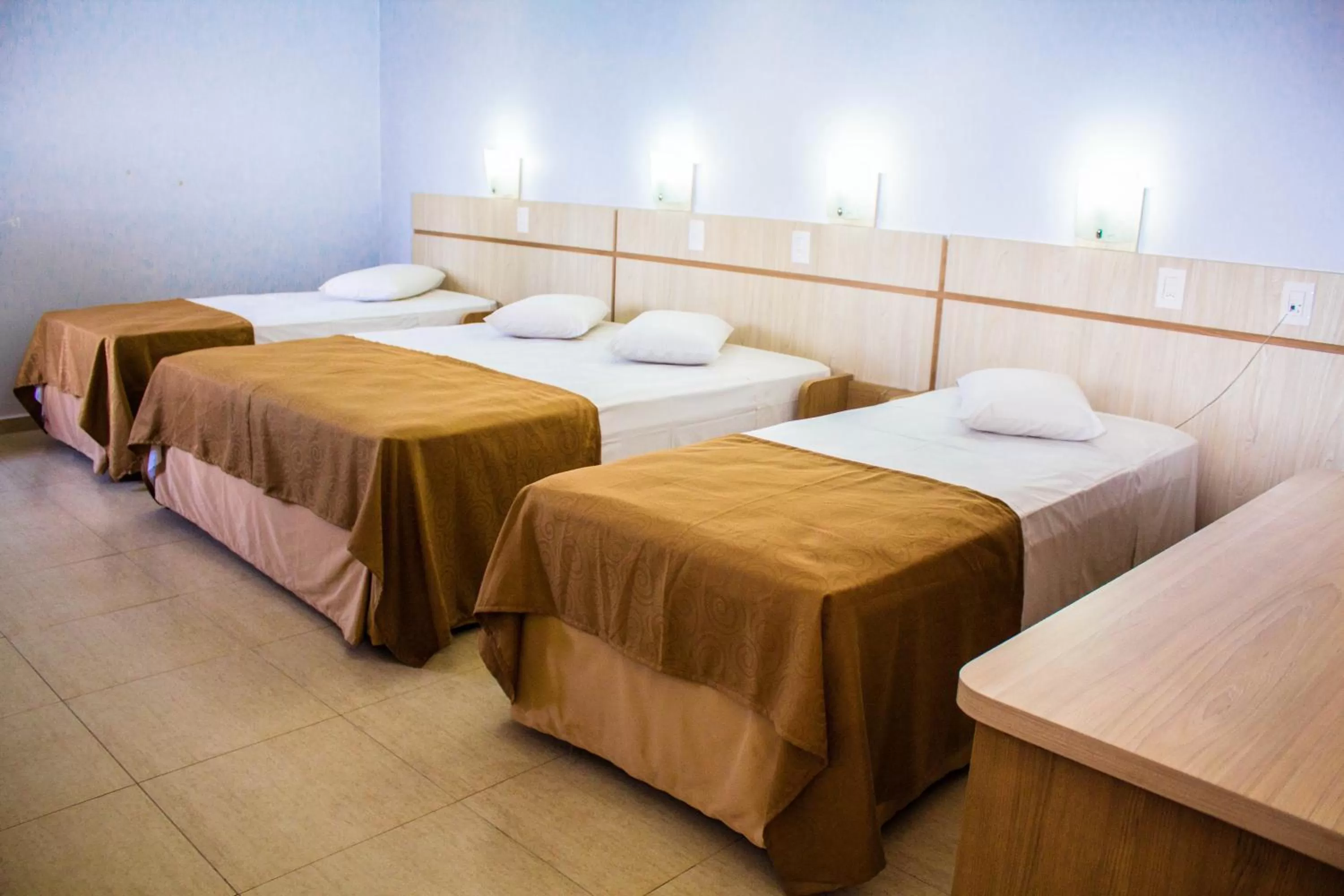 Bed in Hotel Baviera Iguassu