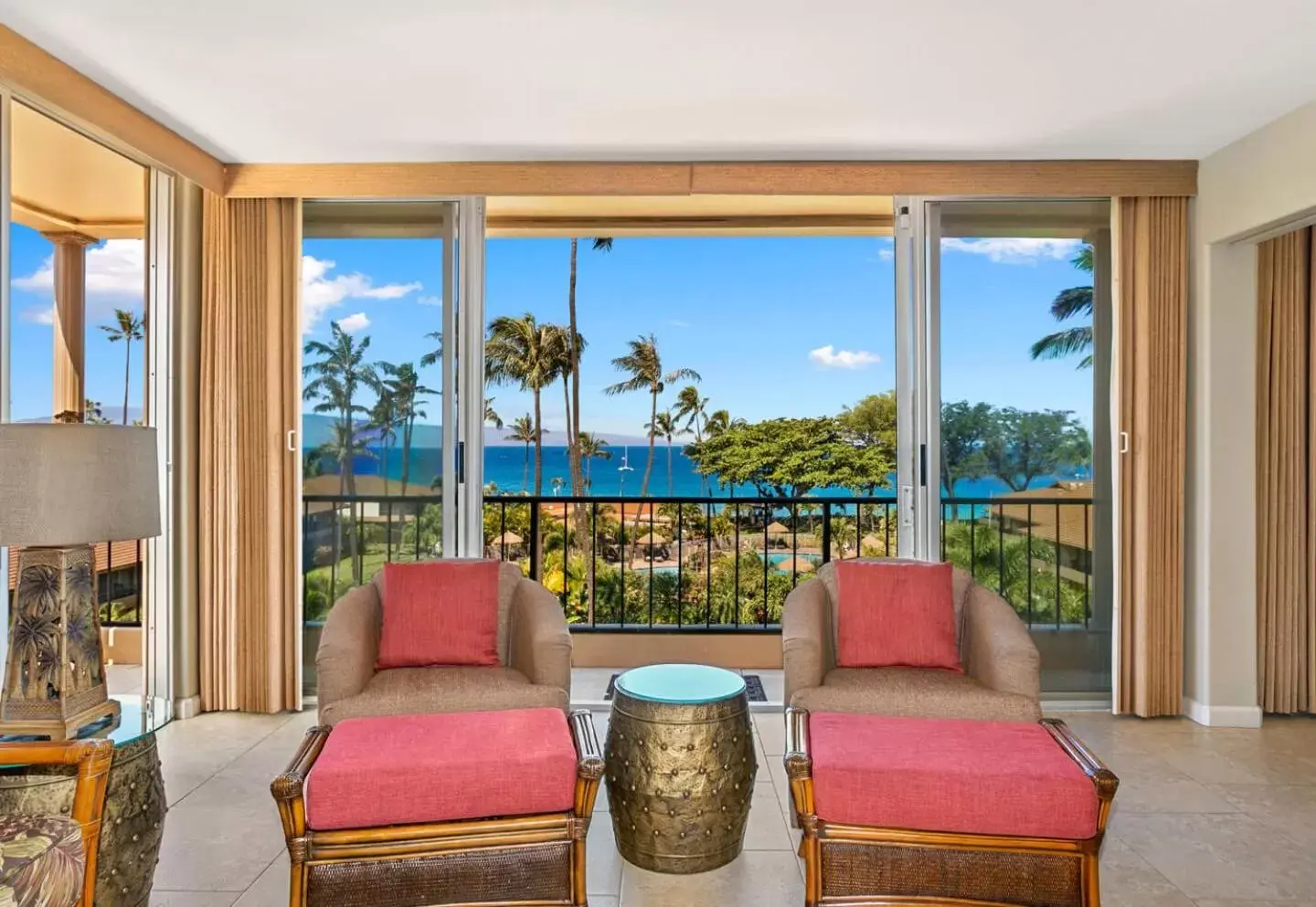 Living room, Seating Area in Aston Maui Kaanapali Villas