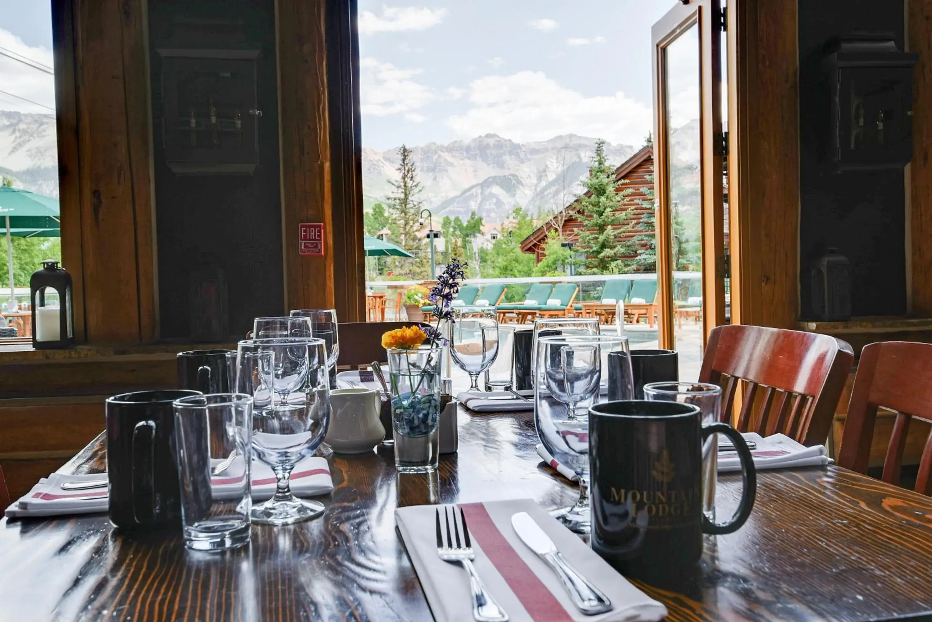 Restaurant/places to eat in Mountain Lodge at Telluride