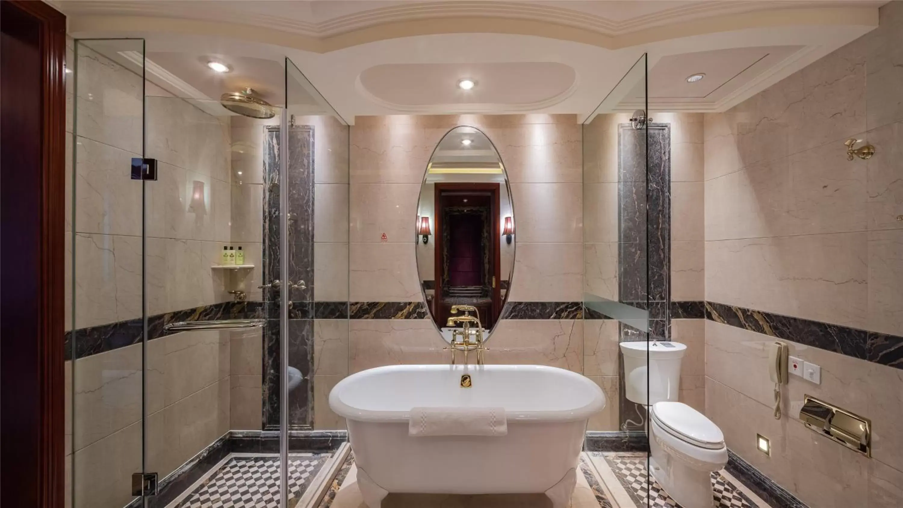 Photo of the whole room, Bathroom in InterContinental Shanghai Ruijin, an IHG Hotel