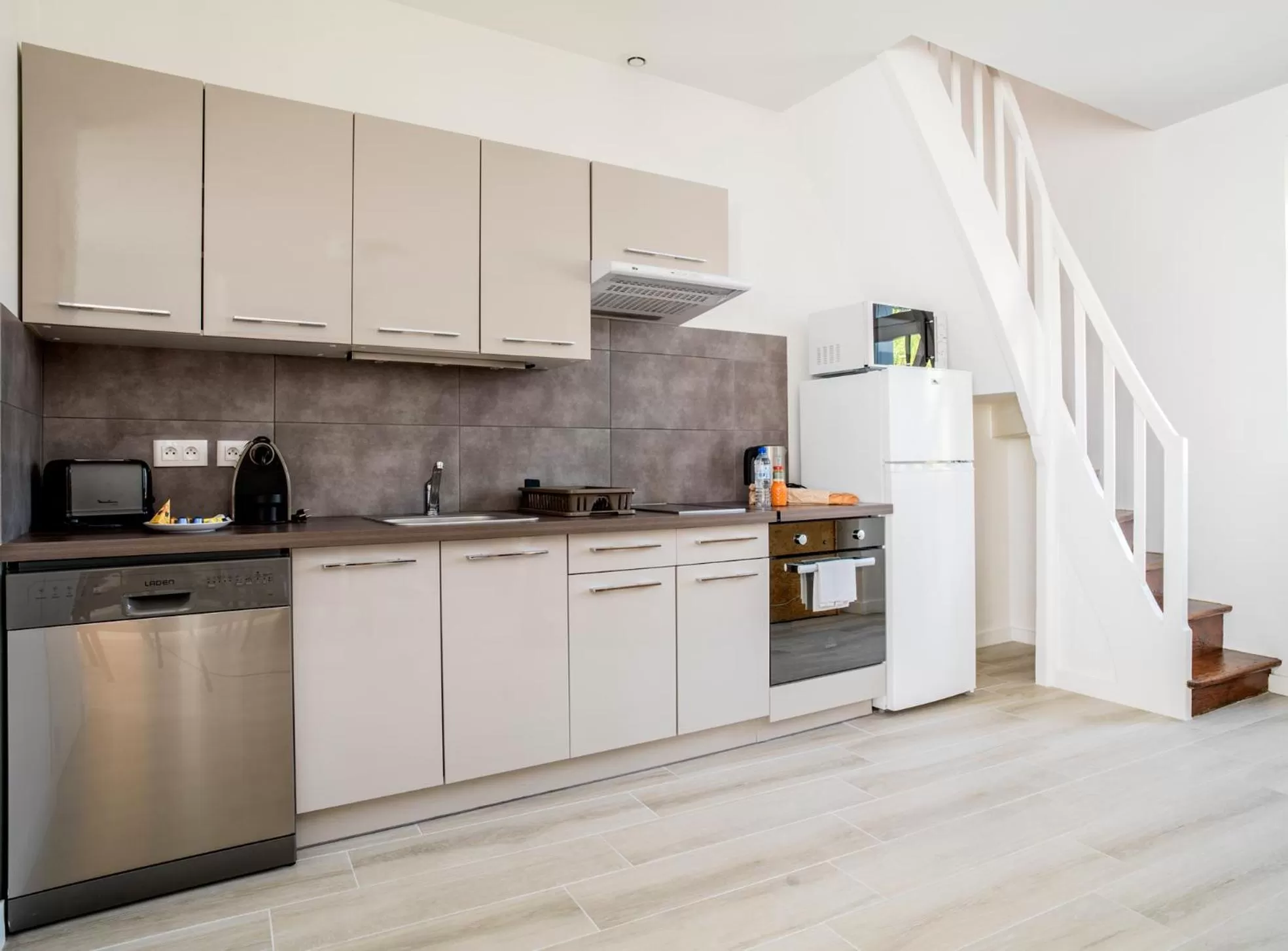 Kitchen or kitchenette in Résid'Spa Loire & Sèvre