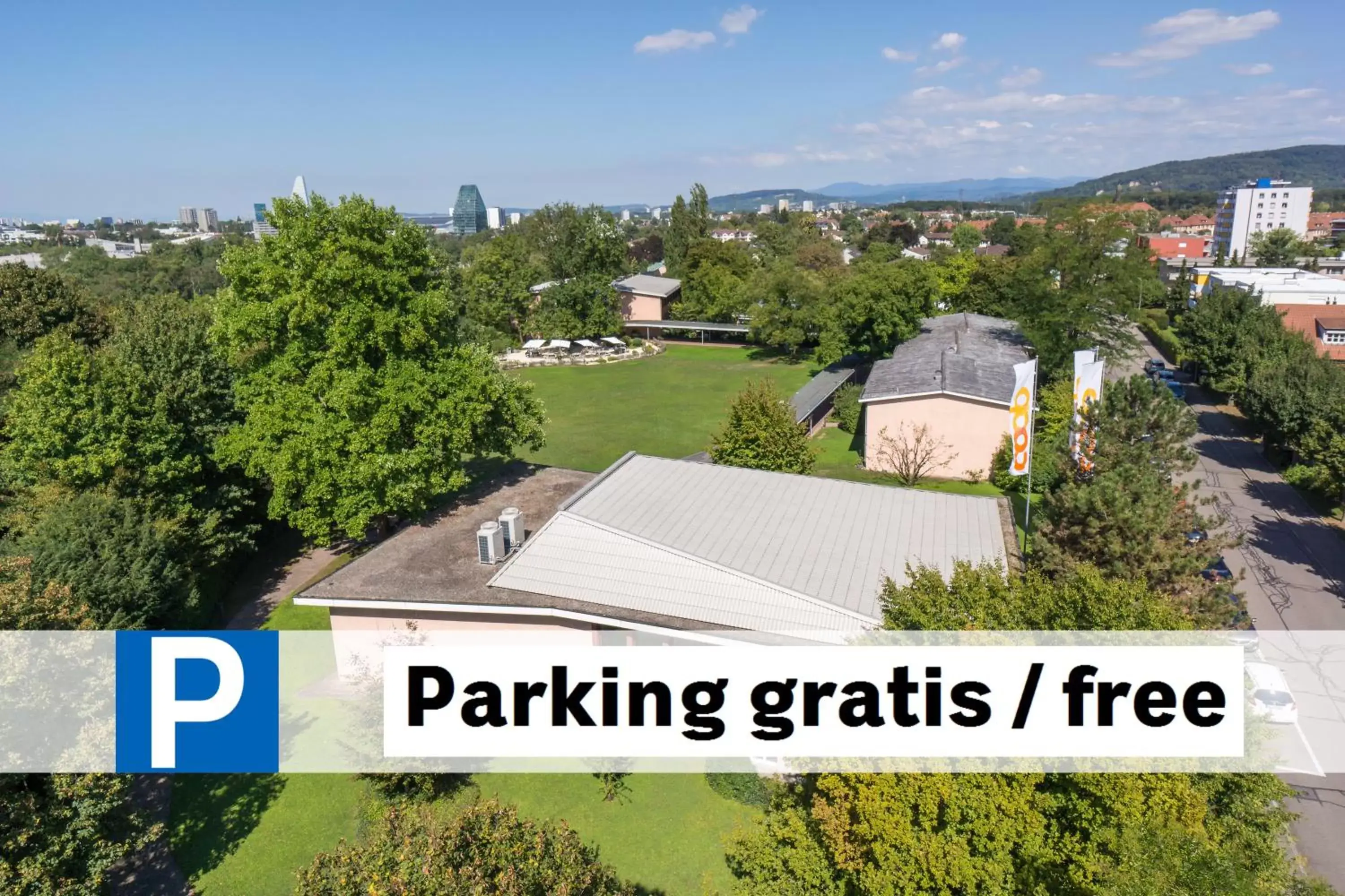 Bird's eye view in Hotel Coop Tagungszentrum & Hotelpark im Grünen