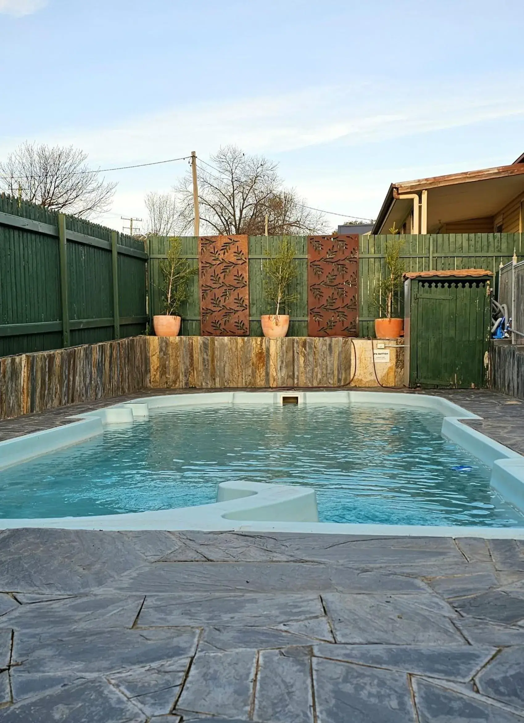 Swimming Pool in Poet's Recall Motel