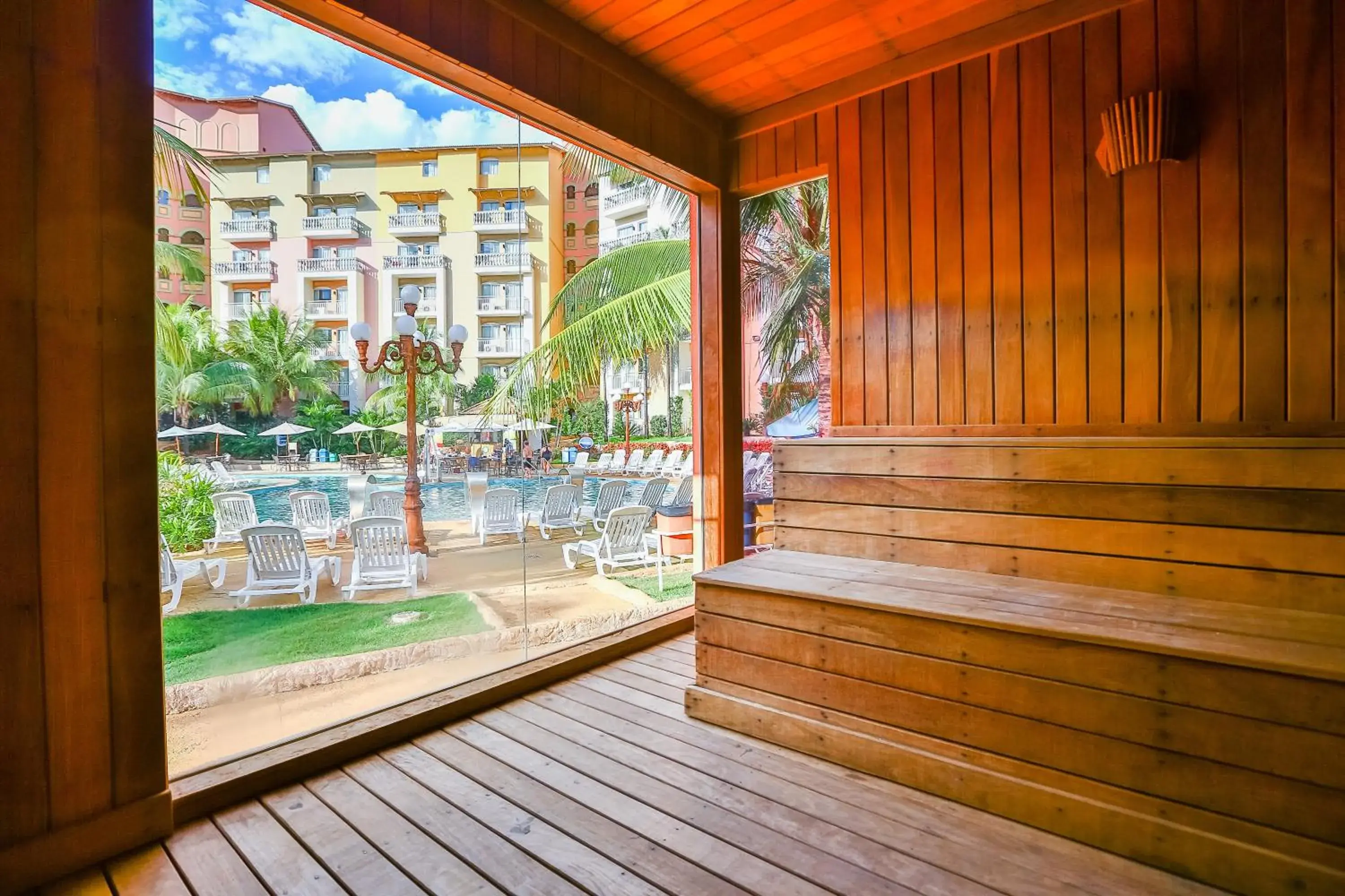 Sauna in Thermas de Olimpia Resorts by Mercure