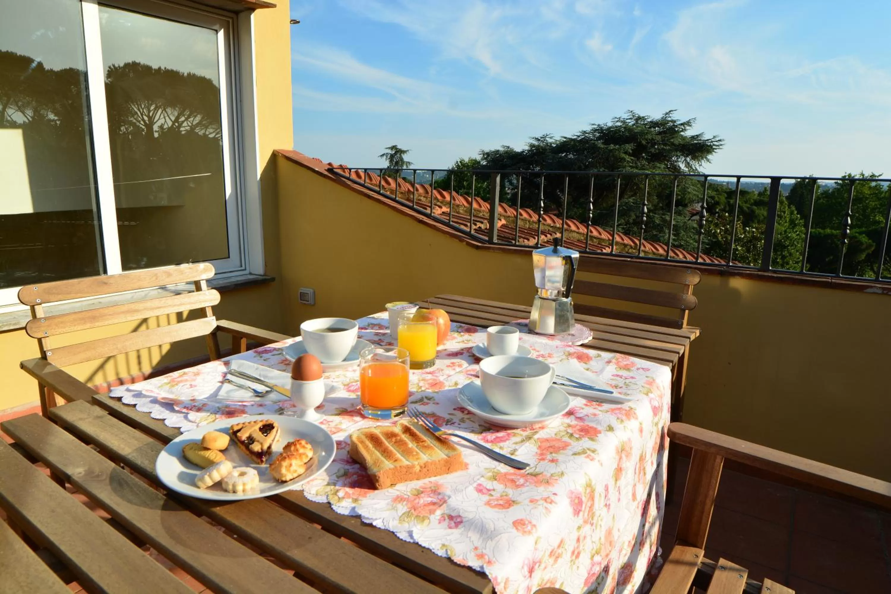 Balcony/Terrace in Dimora Salviati