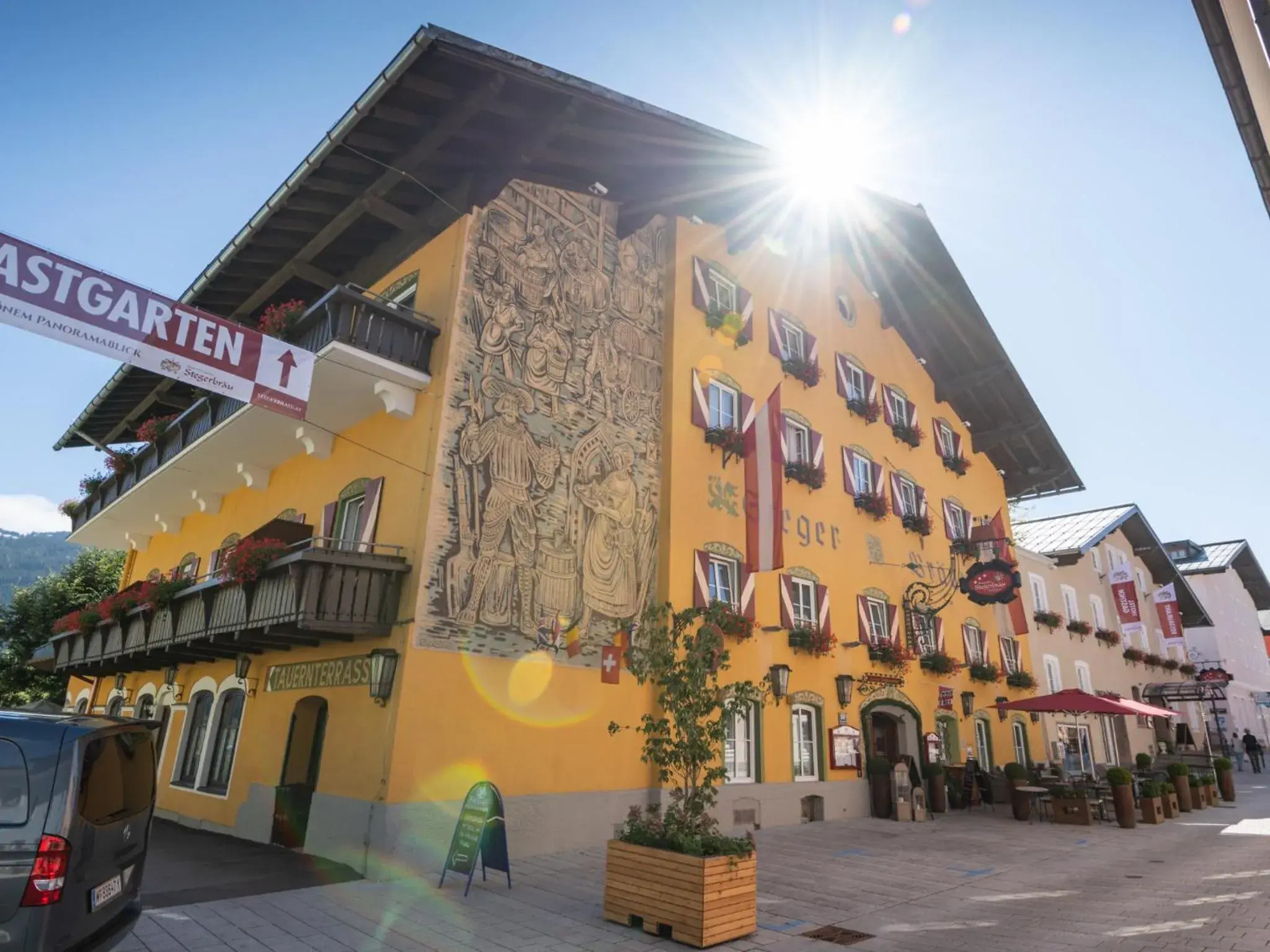 Property Building in Hotel Stegerbräu