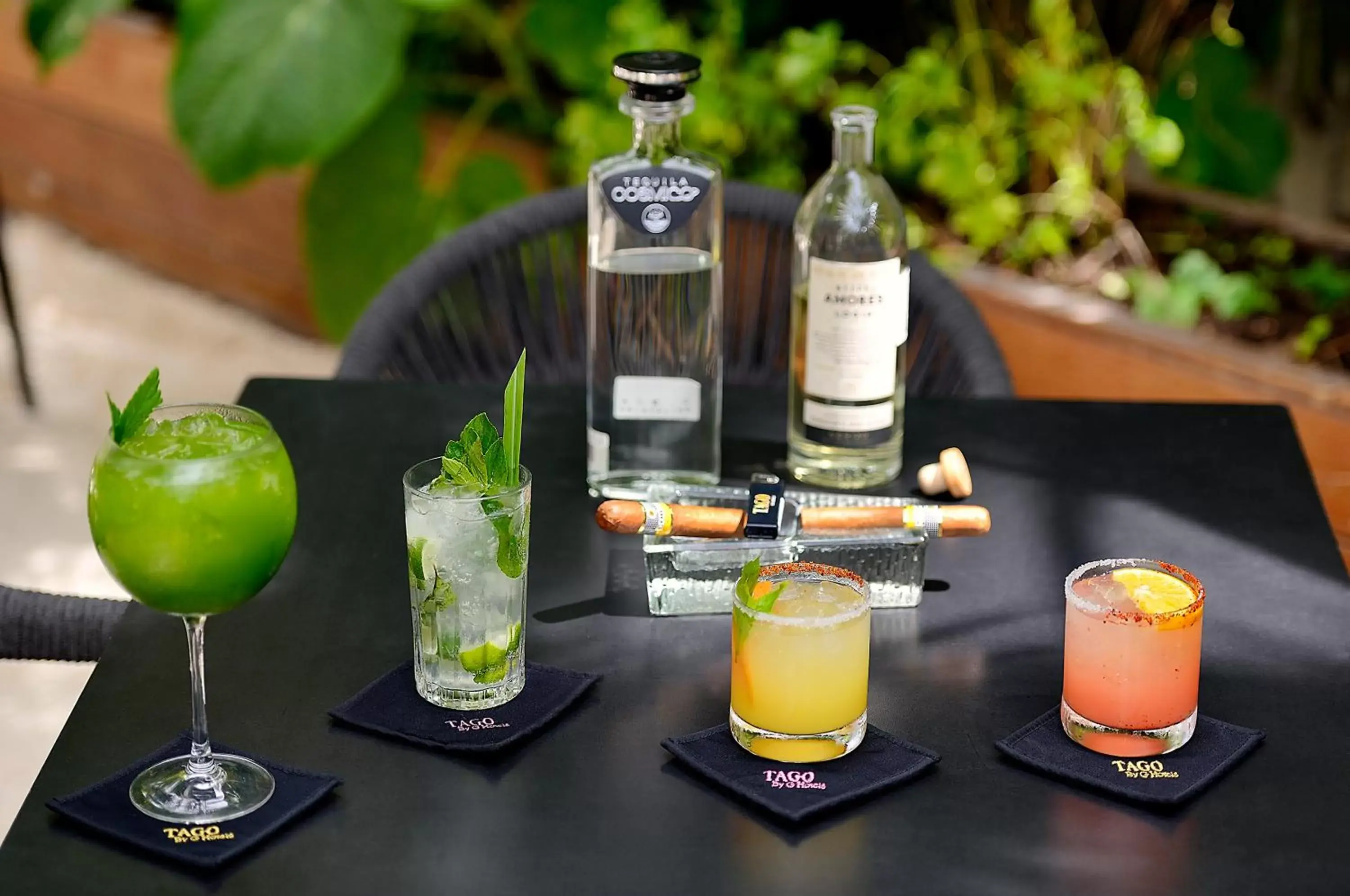 Drinks in Tago Tulum by G Hotels