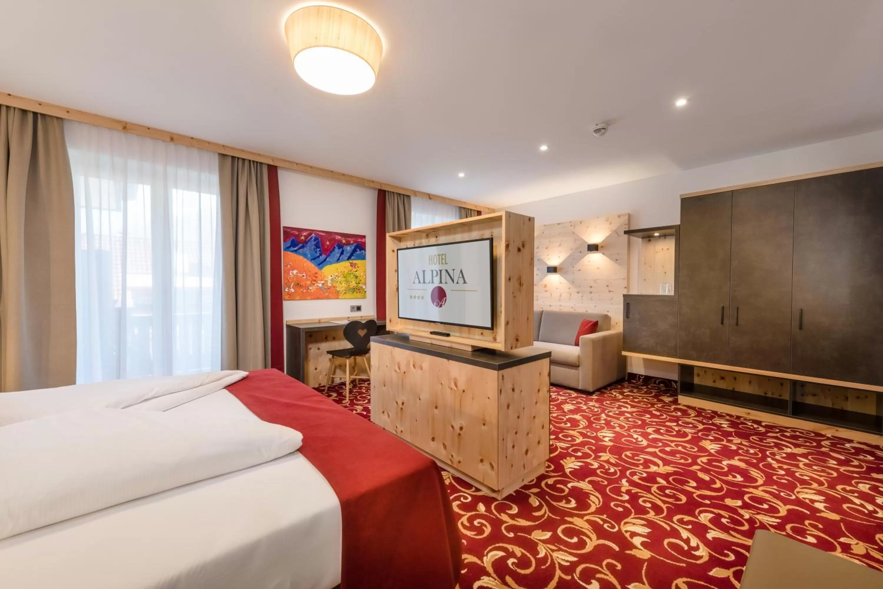 Deluxe Double or Twin Room with Balcony in Hotel Alpina - Thermenhotels Gastein