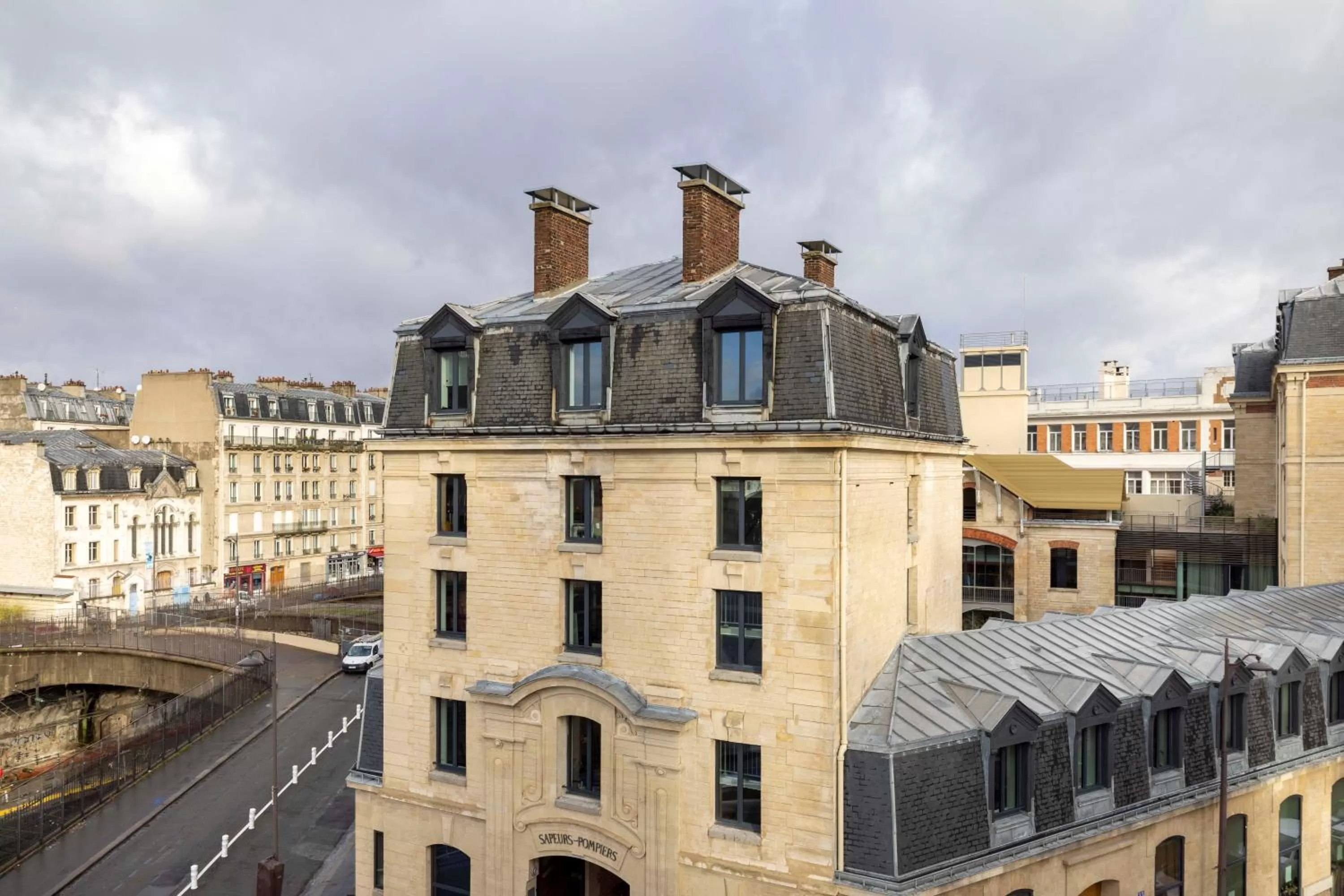 Bird's eye view in Hotel de l'Aqueduc