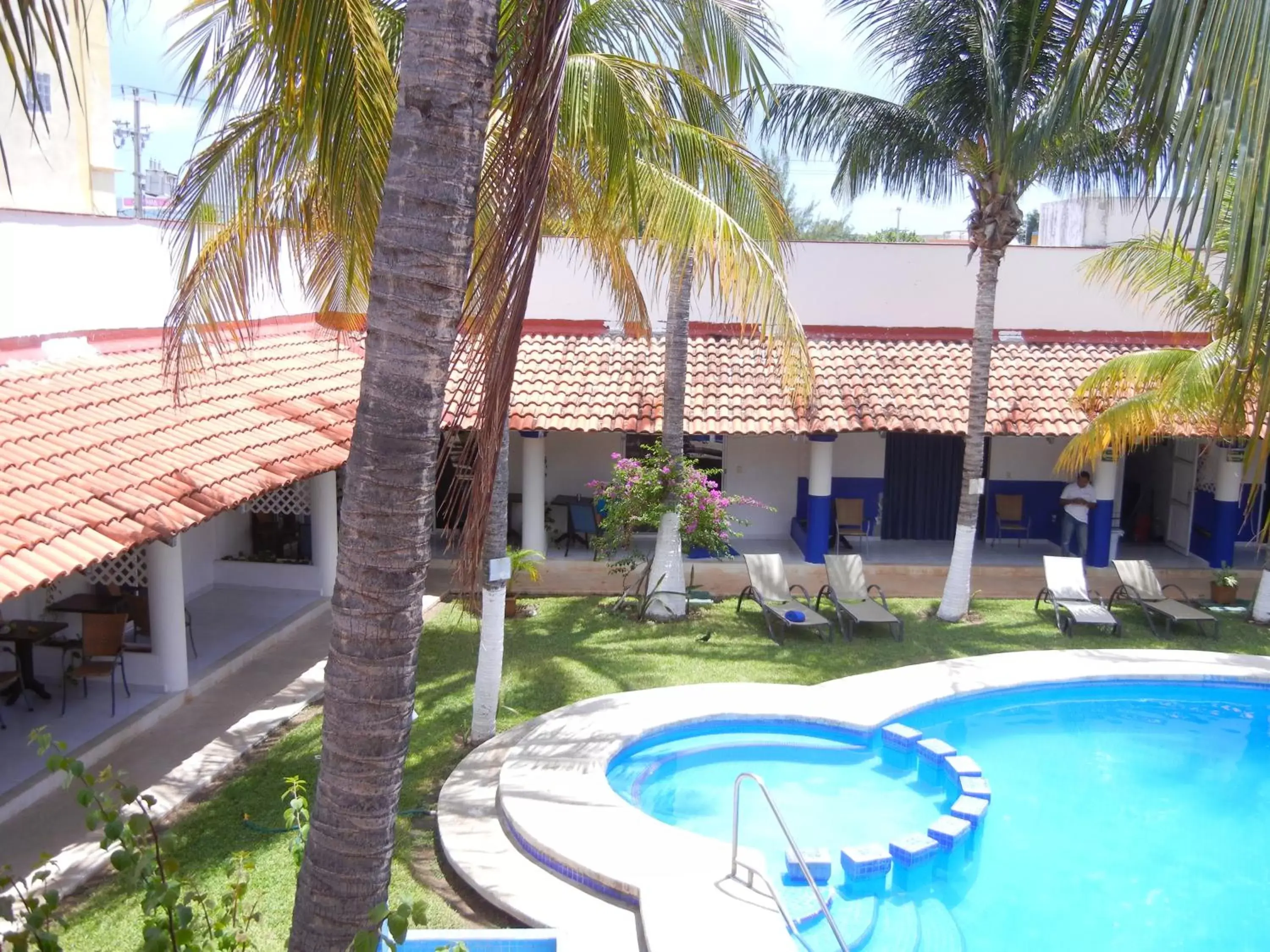 Pool view, Swimming Pool in Hotel Plaza Almendros