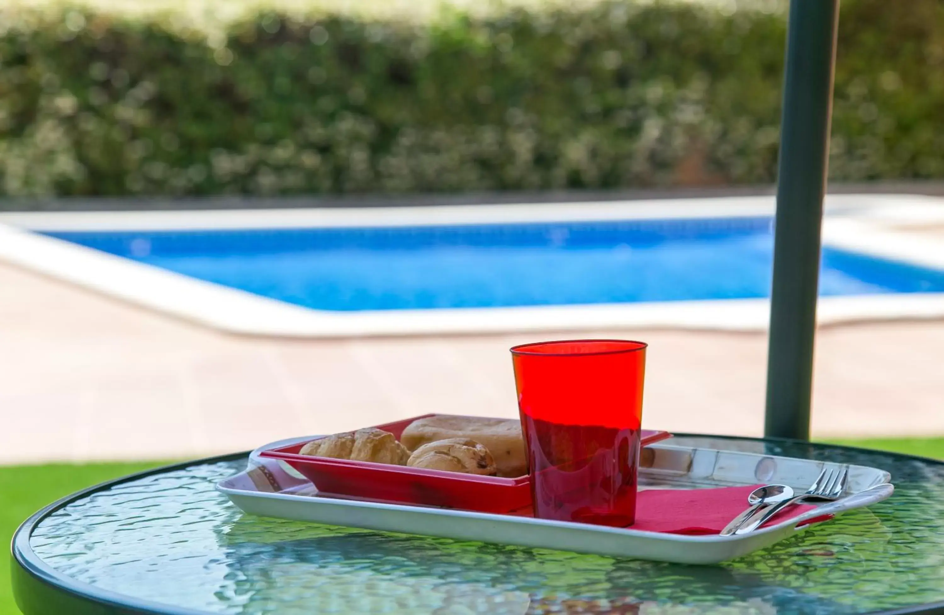 Food, Swimming Pool in Aparthotel Bardon