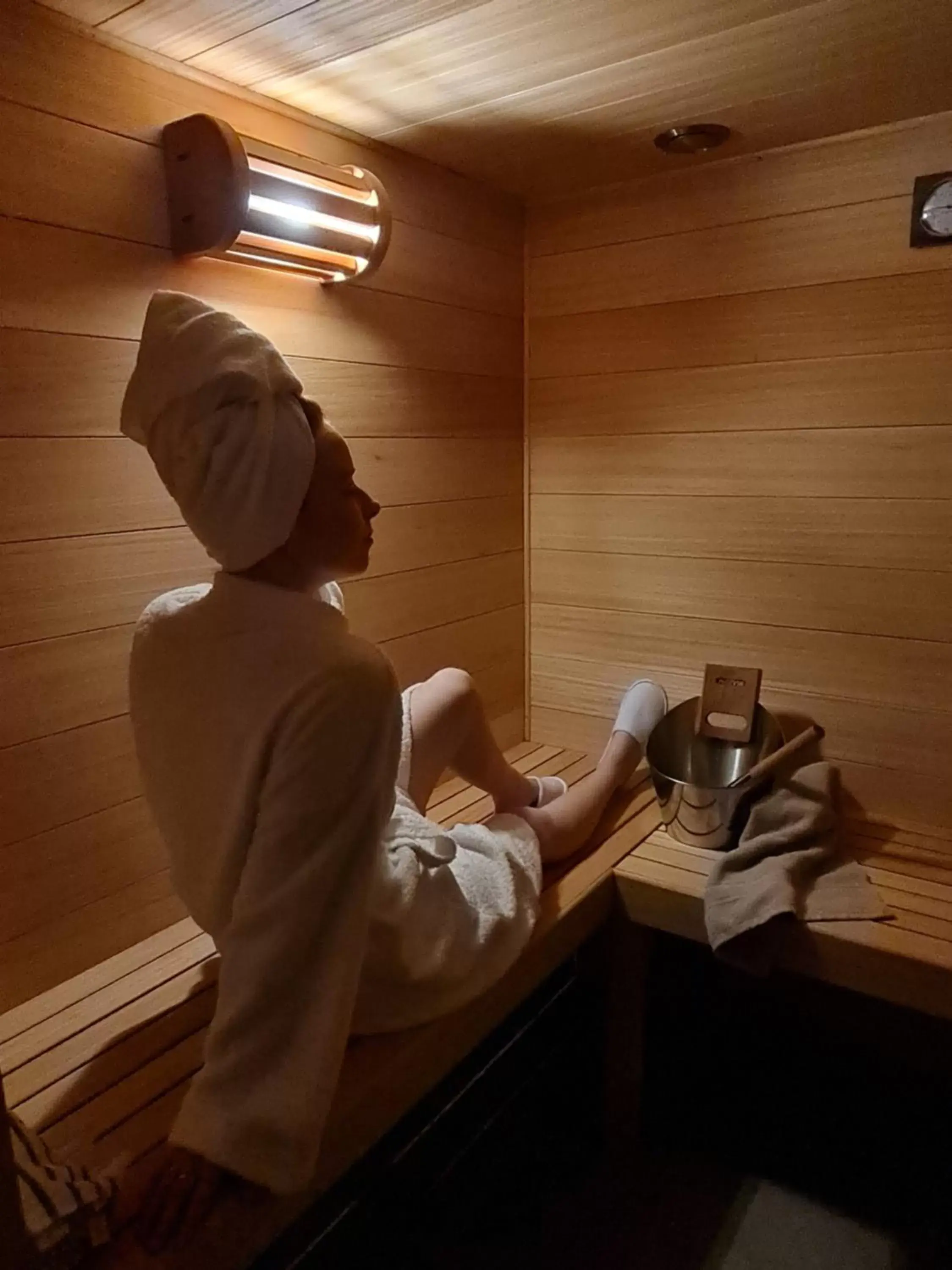 Sauna in Hôtel Le C - Boutique Hôtel