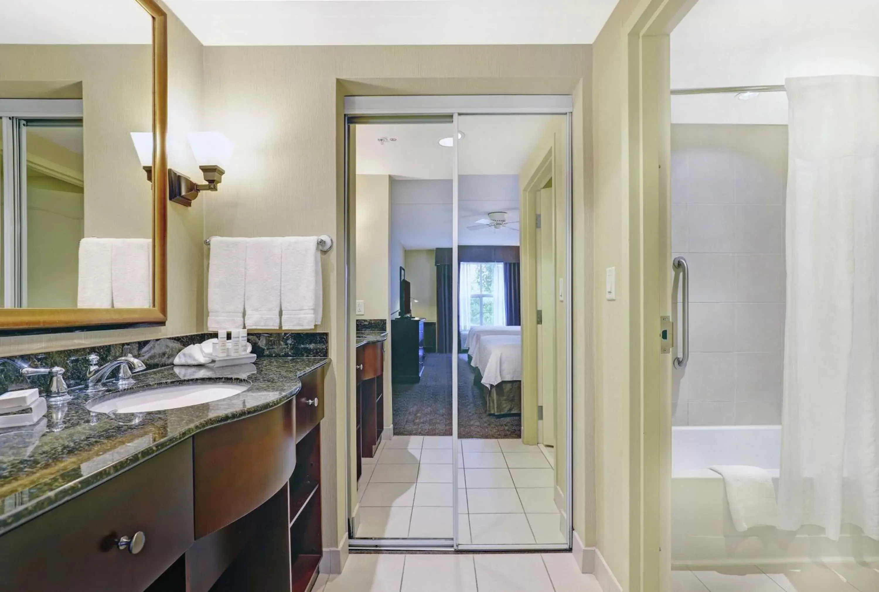 Bathroom in Homewood Suites by Hilton Cambridge-Waterloo, Ontario