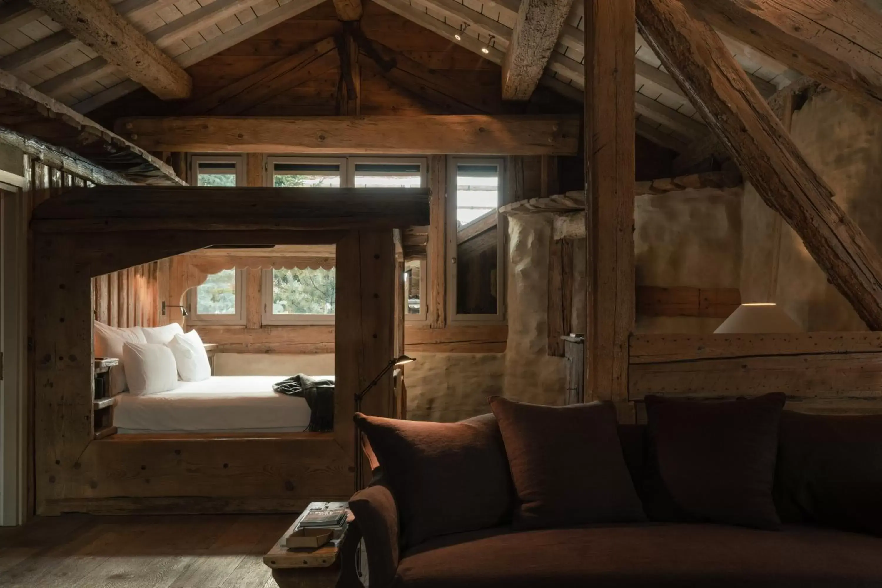 Bedroom, Bed in Zannier Hotels Le Chalet