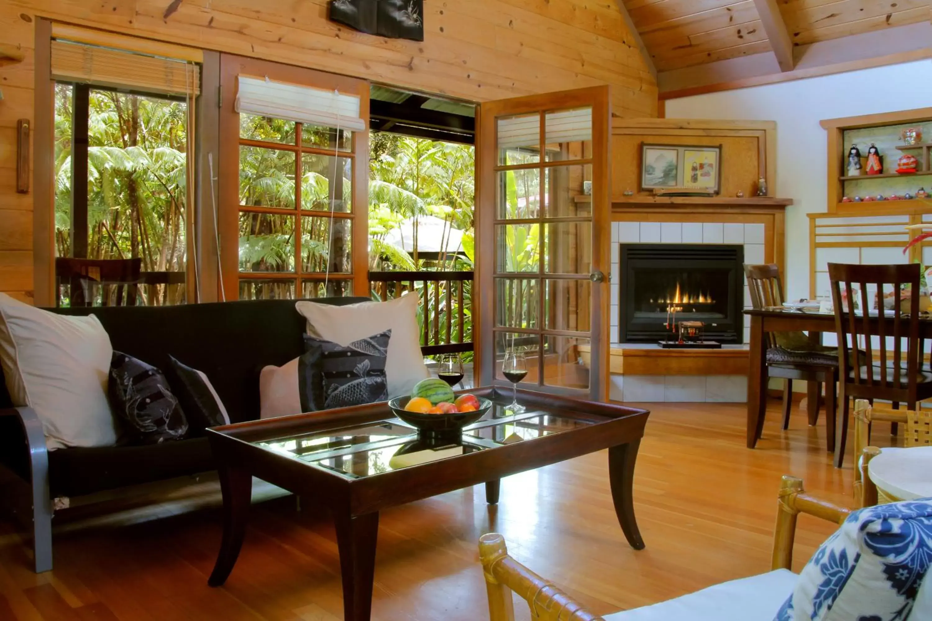 Living room, Seating Area in Lotus Garden Cottages