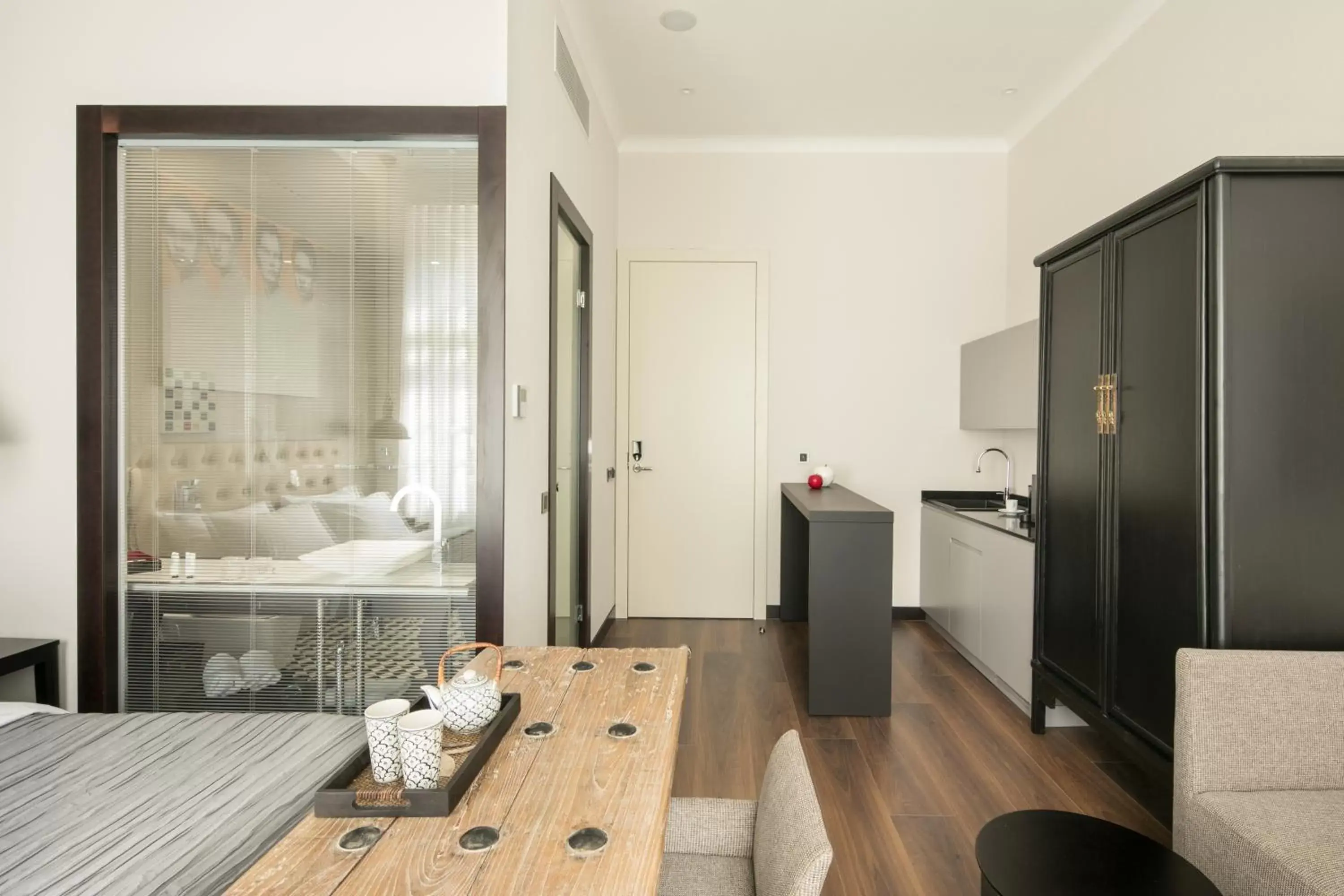 Kitchen or kitchenette in Quentin Prague Hotel