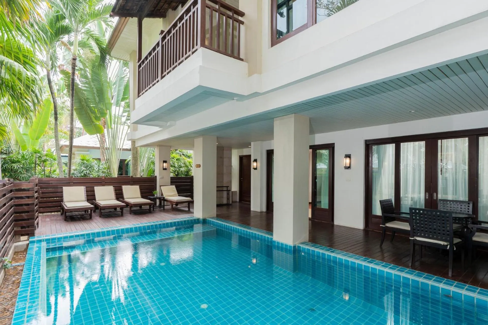 Pool view in Ravindra Beach Resort & Spa - SHA Extra Plus