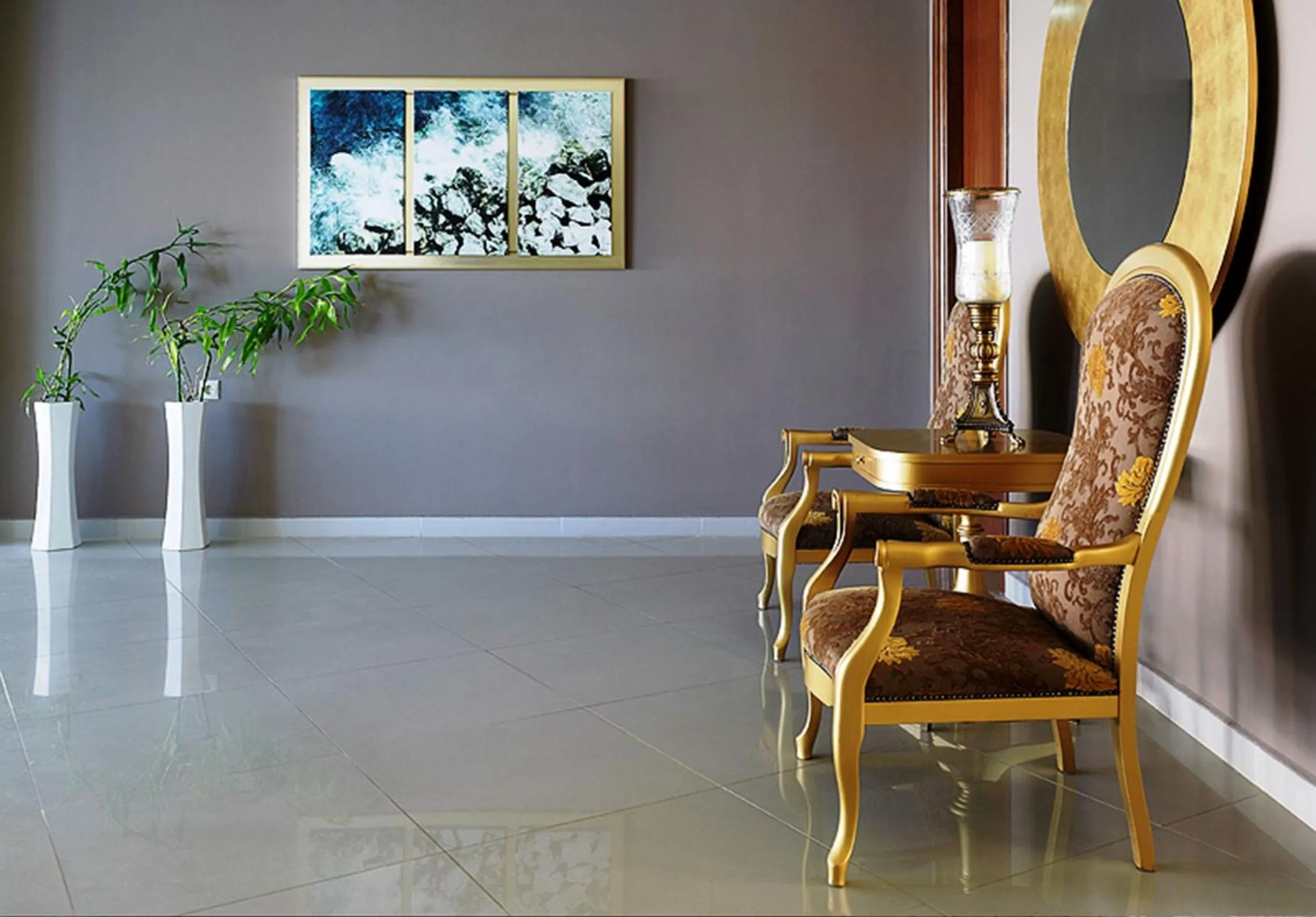 Lobby or reception in Molos Bay Hotel