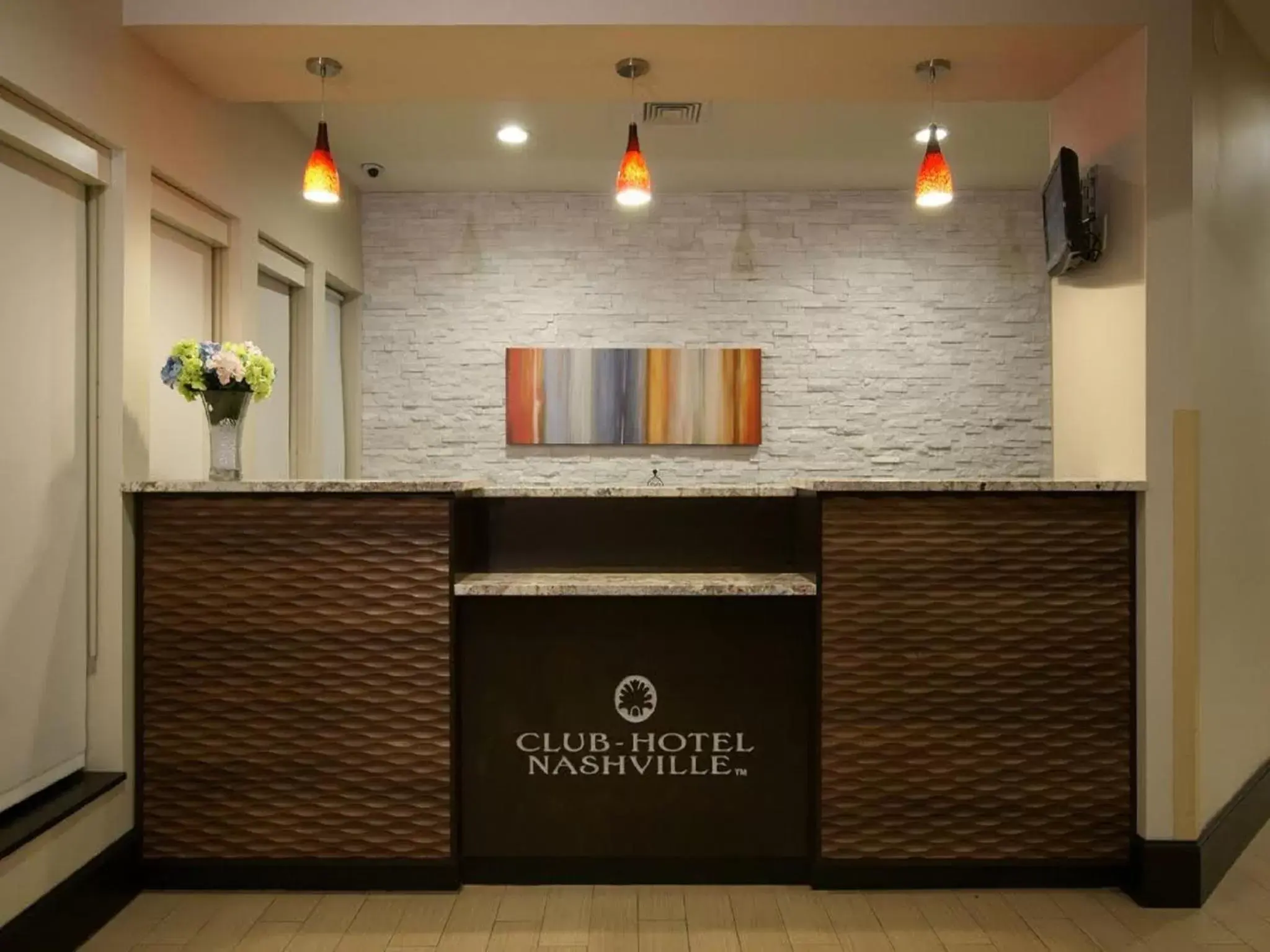 Property logo or sign, Lobby/Reception in Club Hotel Nashville Inn & Suites