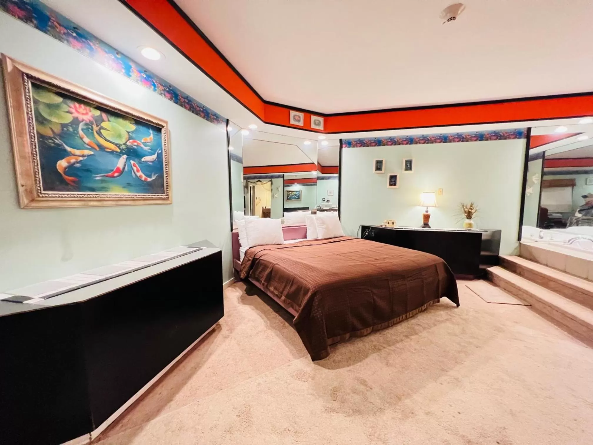 Photo of the whole room, Bed in Inn of the Dove - Romantic Luxury Suites with Jacuzzi & Seasonal Fireplace at Harrisburg-Hershey-Philadelphia, PA