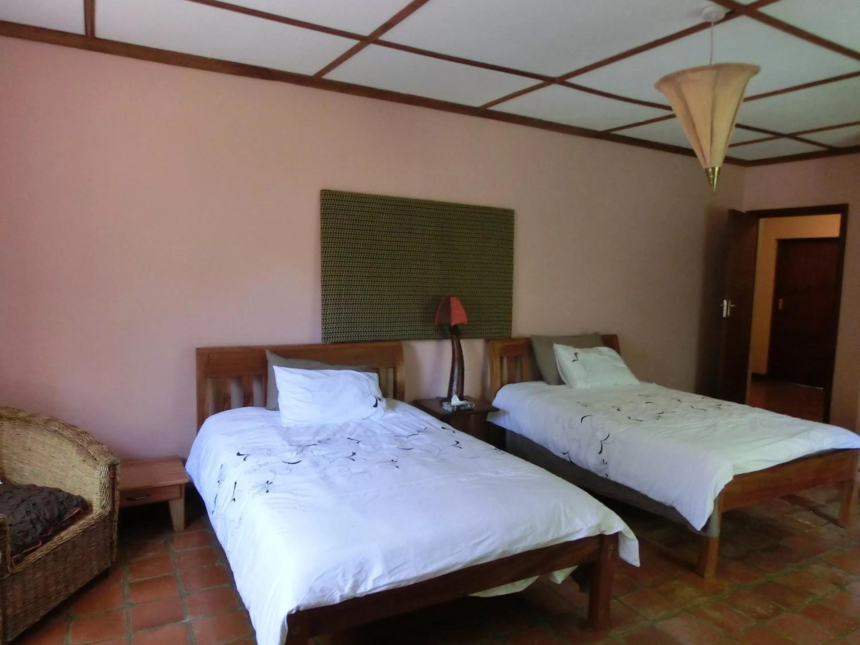 Bed in Mwanzo Lodge