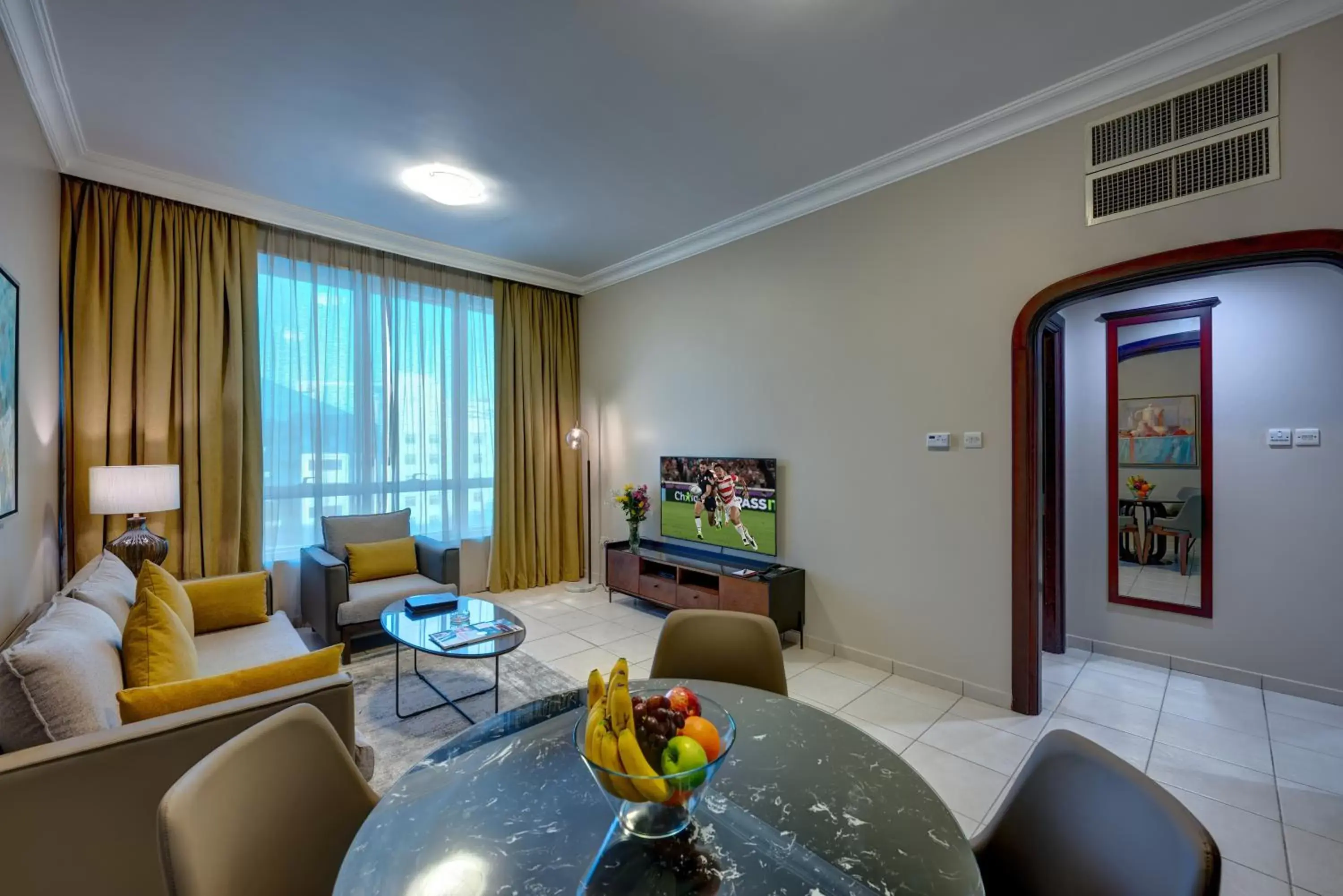 TV and multimedia, Seating Area in Al Nakheel Hotel Apartments Abu Dhabi