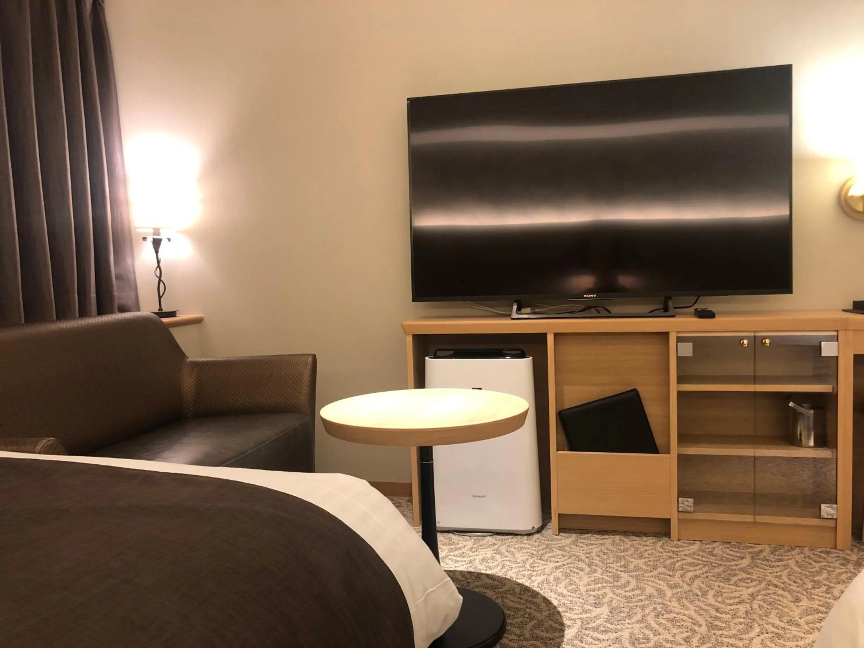 TV and multimedia, Bed in Kobe Luminous Hotel Sannomiya