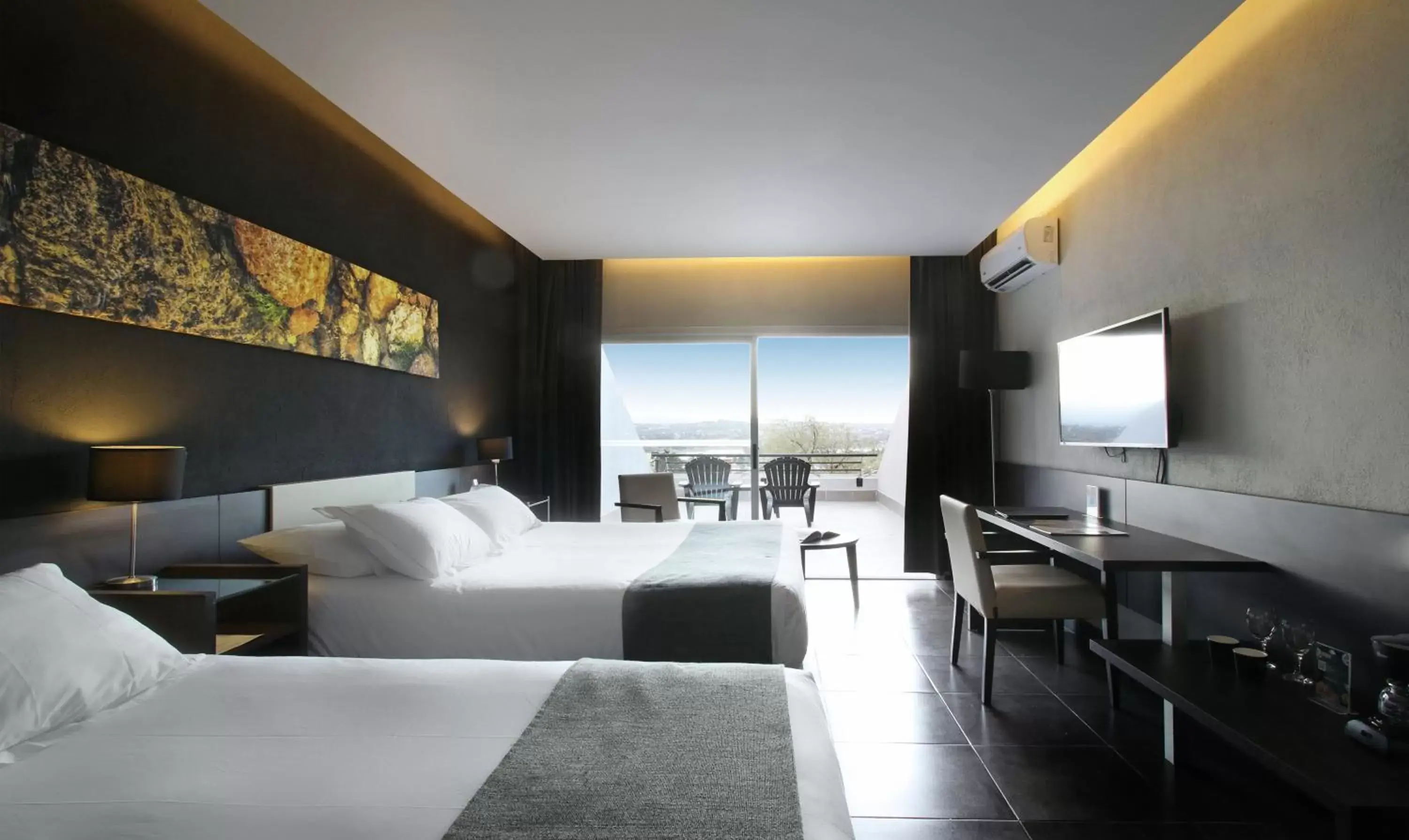 Bed in Pinares Panorama Suites & Spa