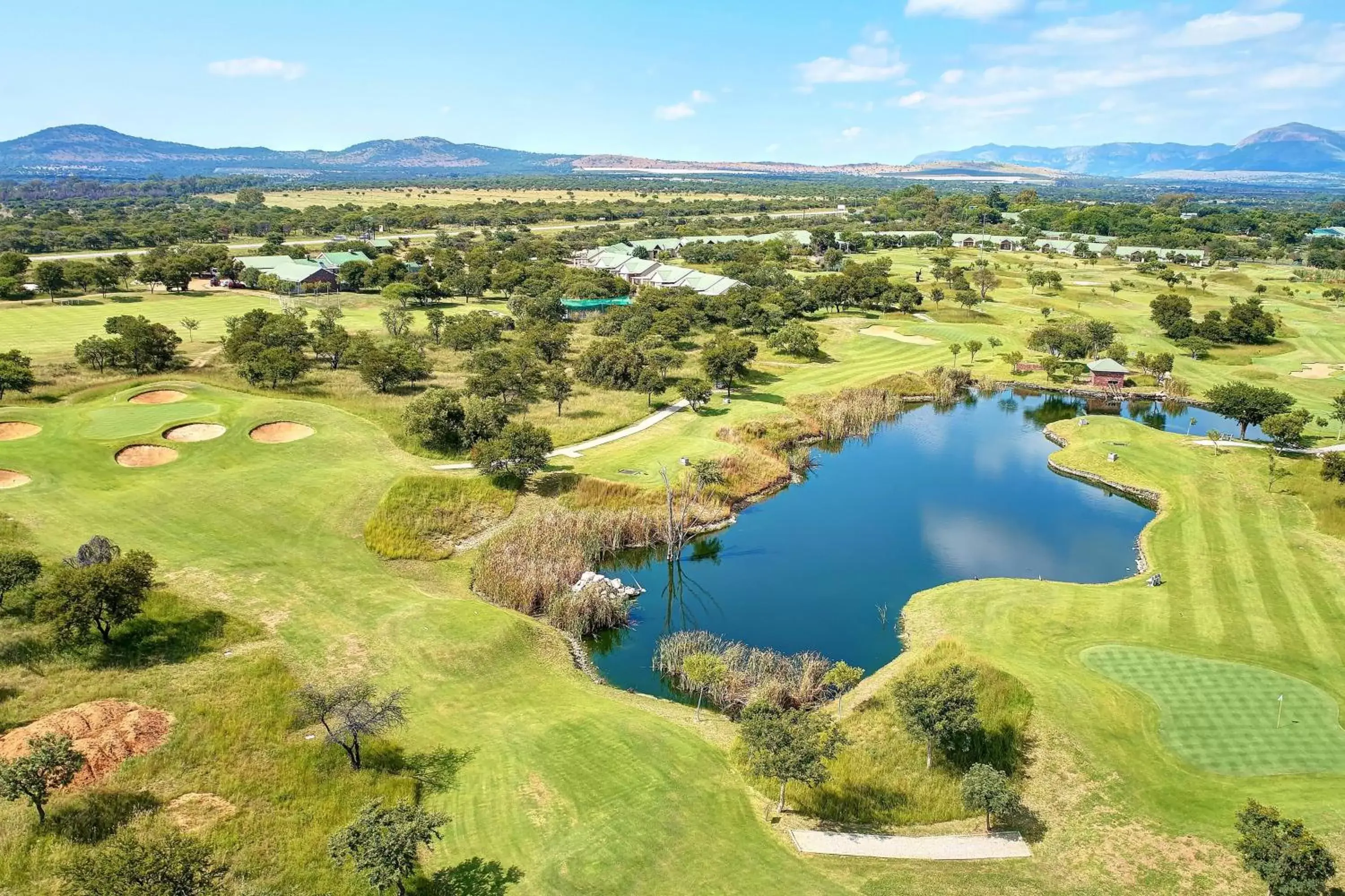 Golfcourse, Bird's-eye View in Protea Hotel by Marriott Polokwane Ranch Resort