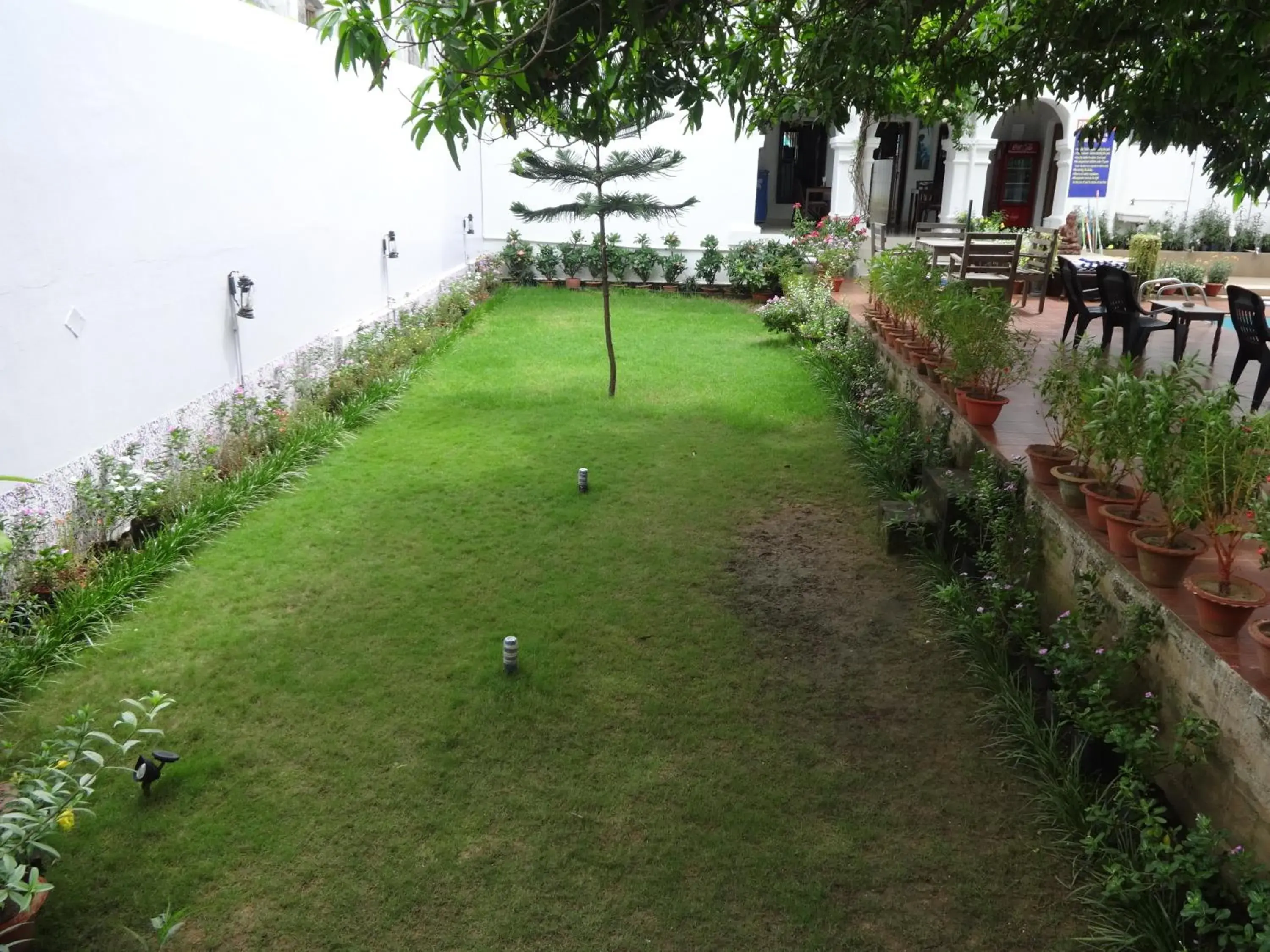 Garden in Gandhara Hotel