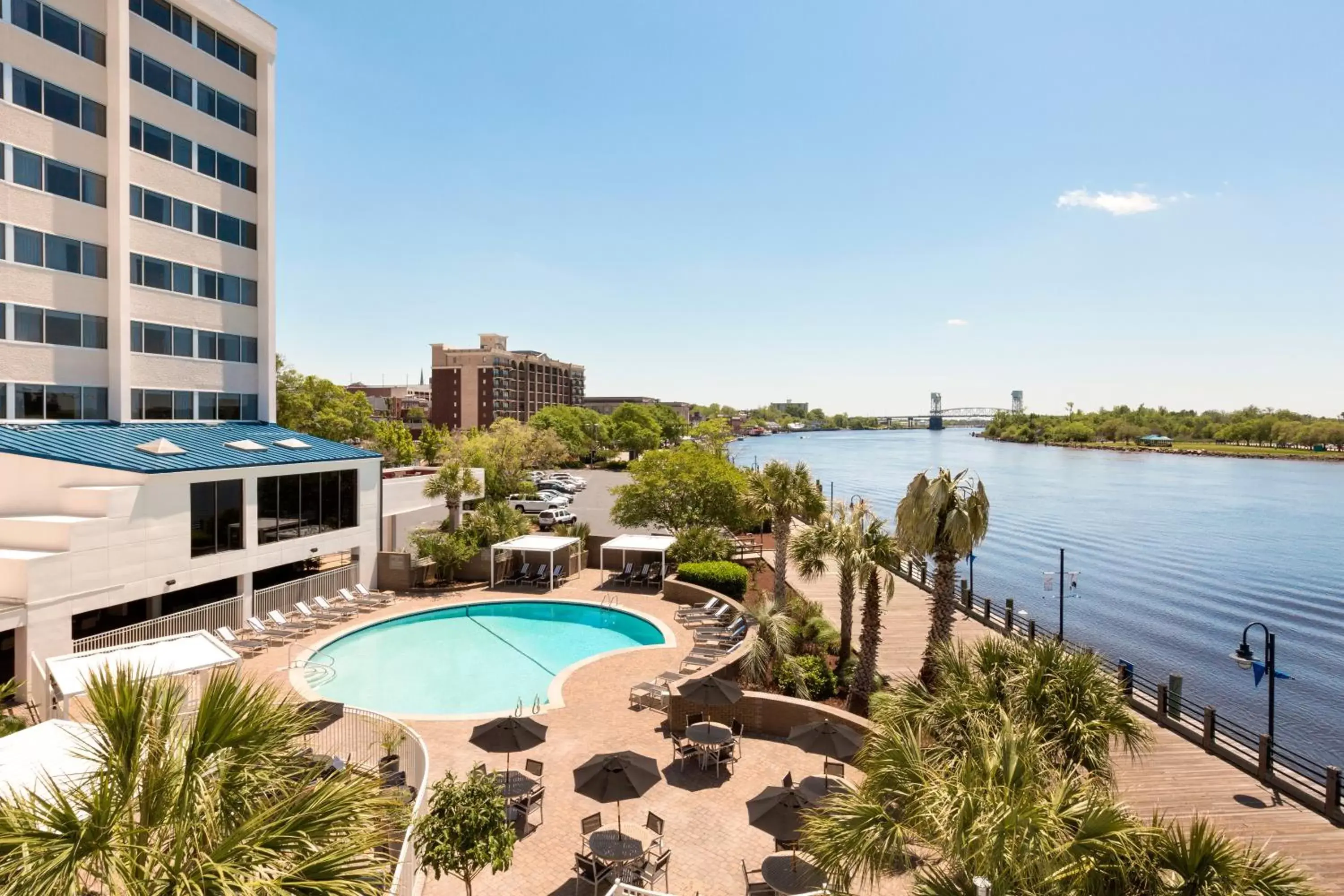 Pool View in Hotel Ballast Wilmington, Tapestry Collection by Hilton