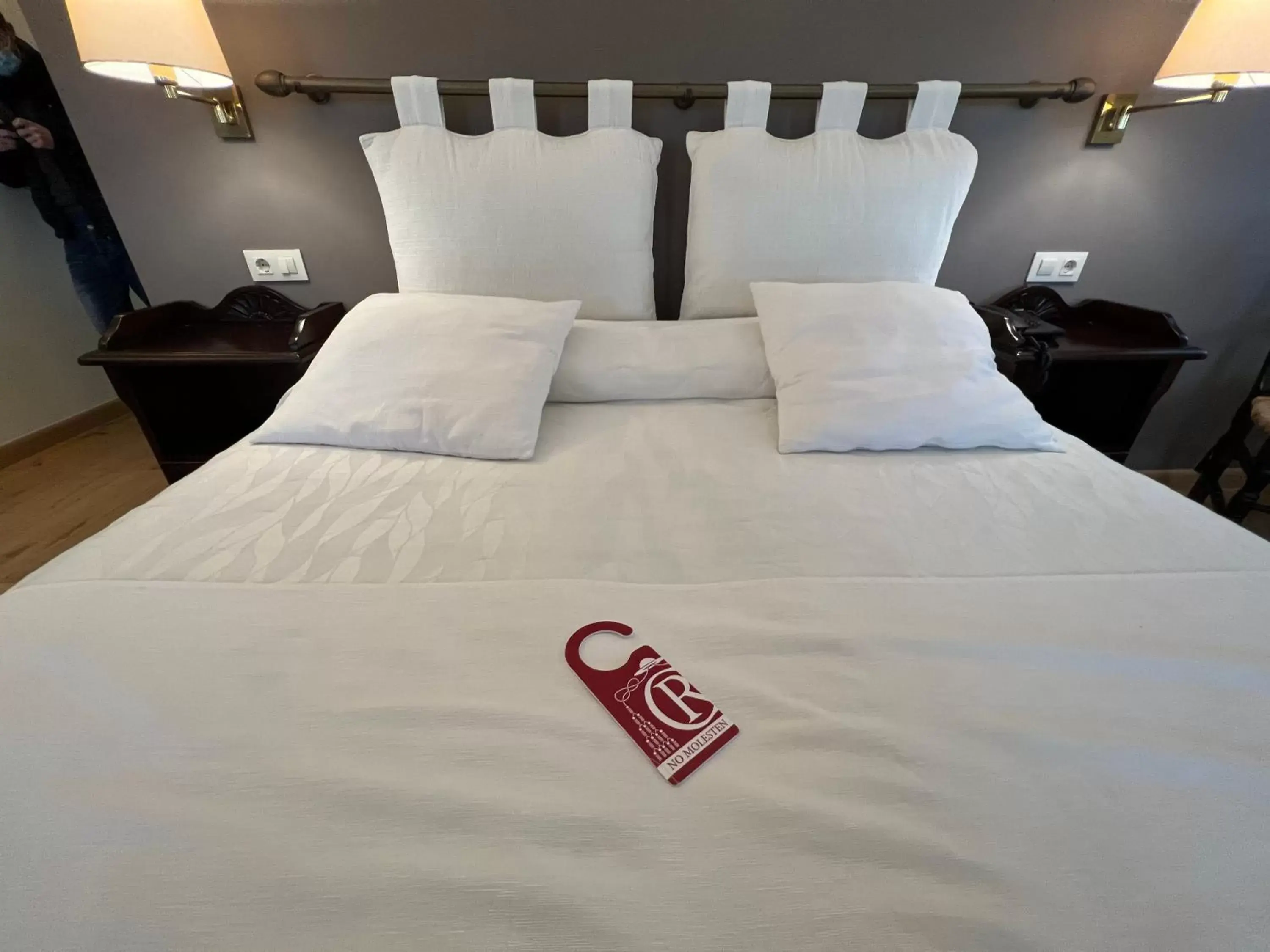 Bed in Hotel Cardenal Ram