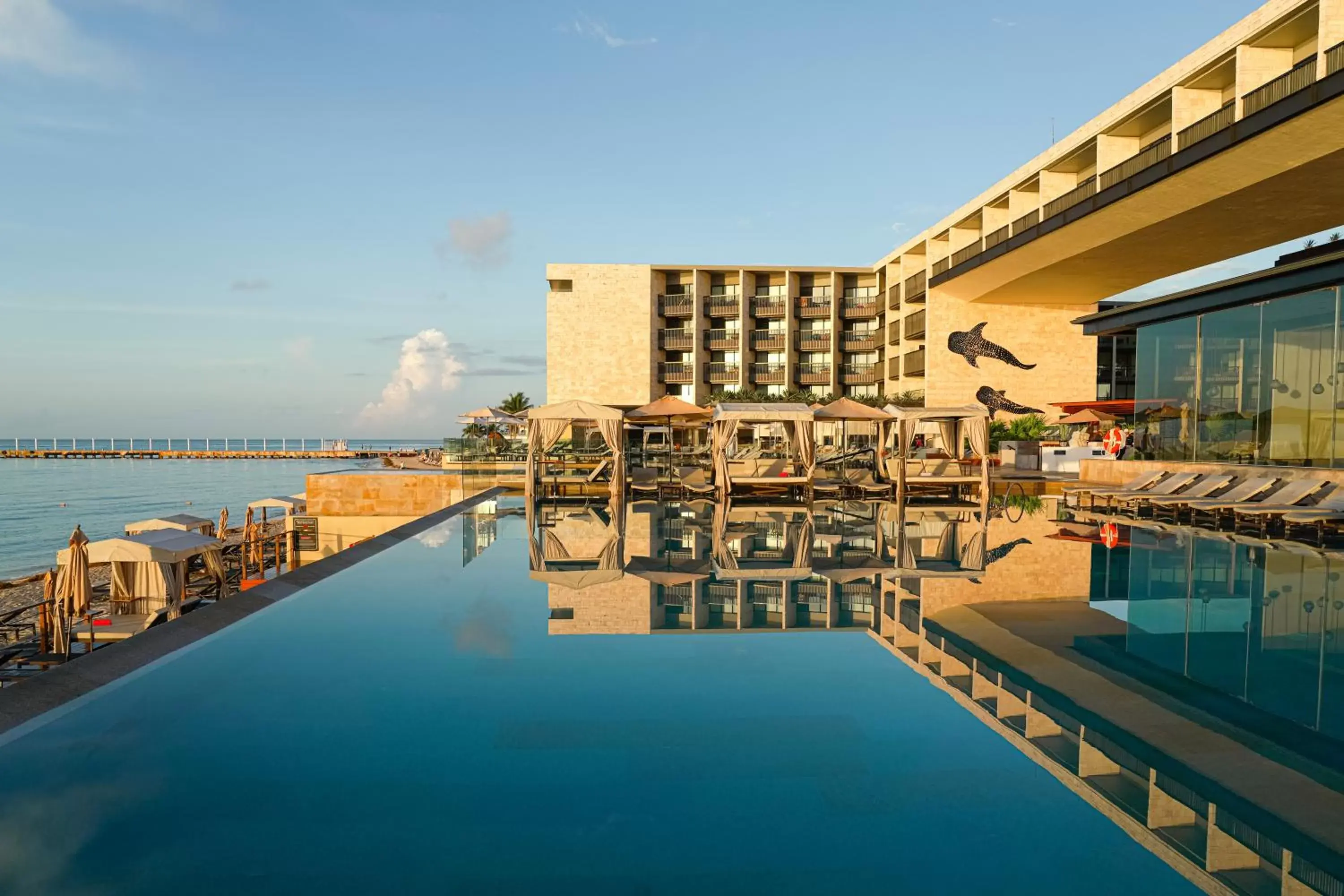 Property building, Swimming Pool in Grand Hyatt Playa del Carmen Resort