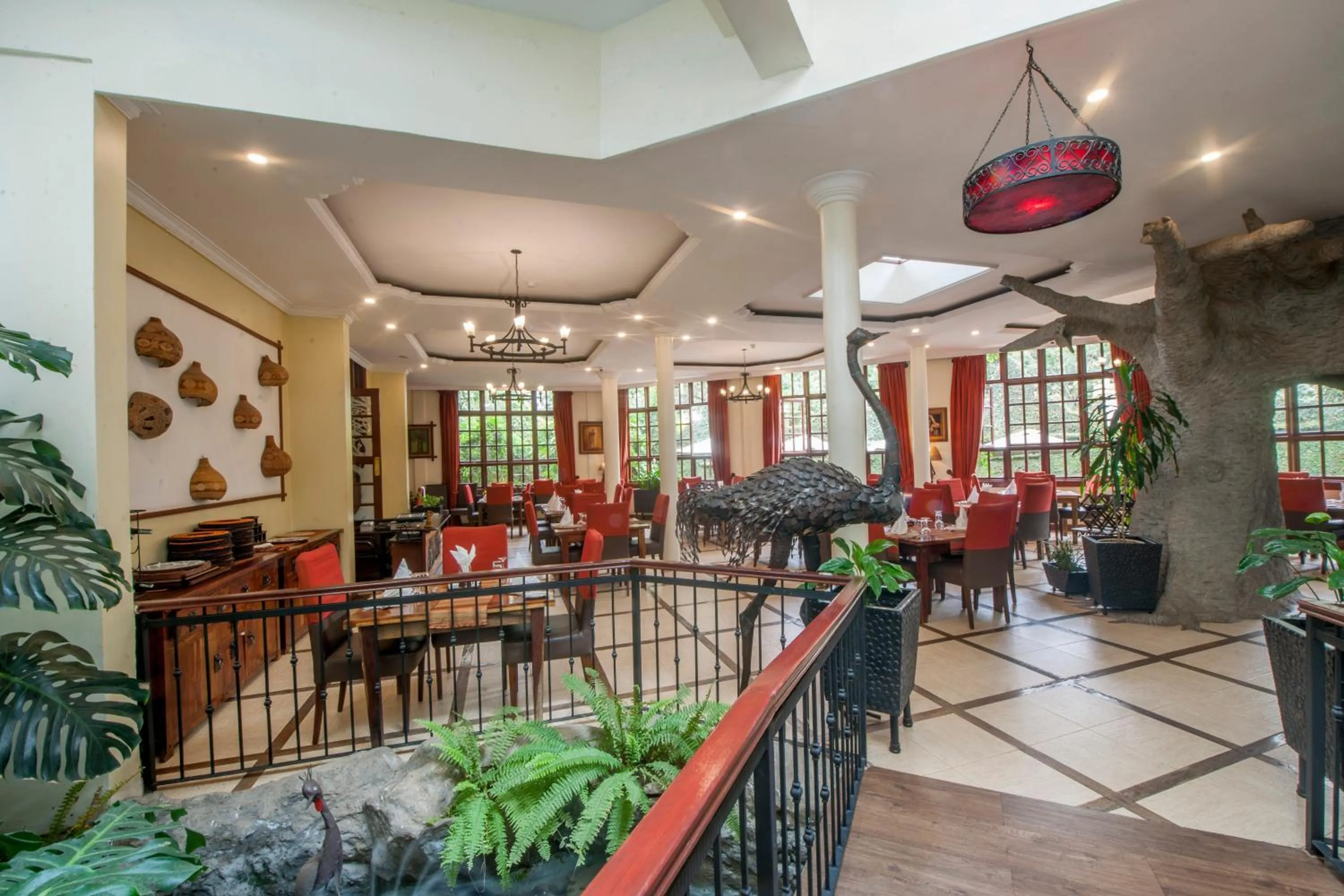 Restaurant/places to eat in African Tulip Hotel