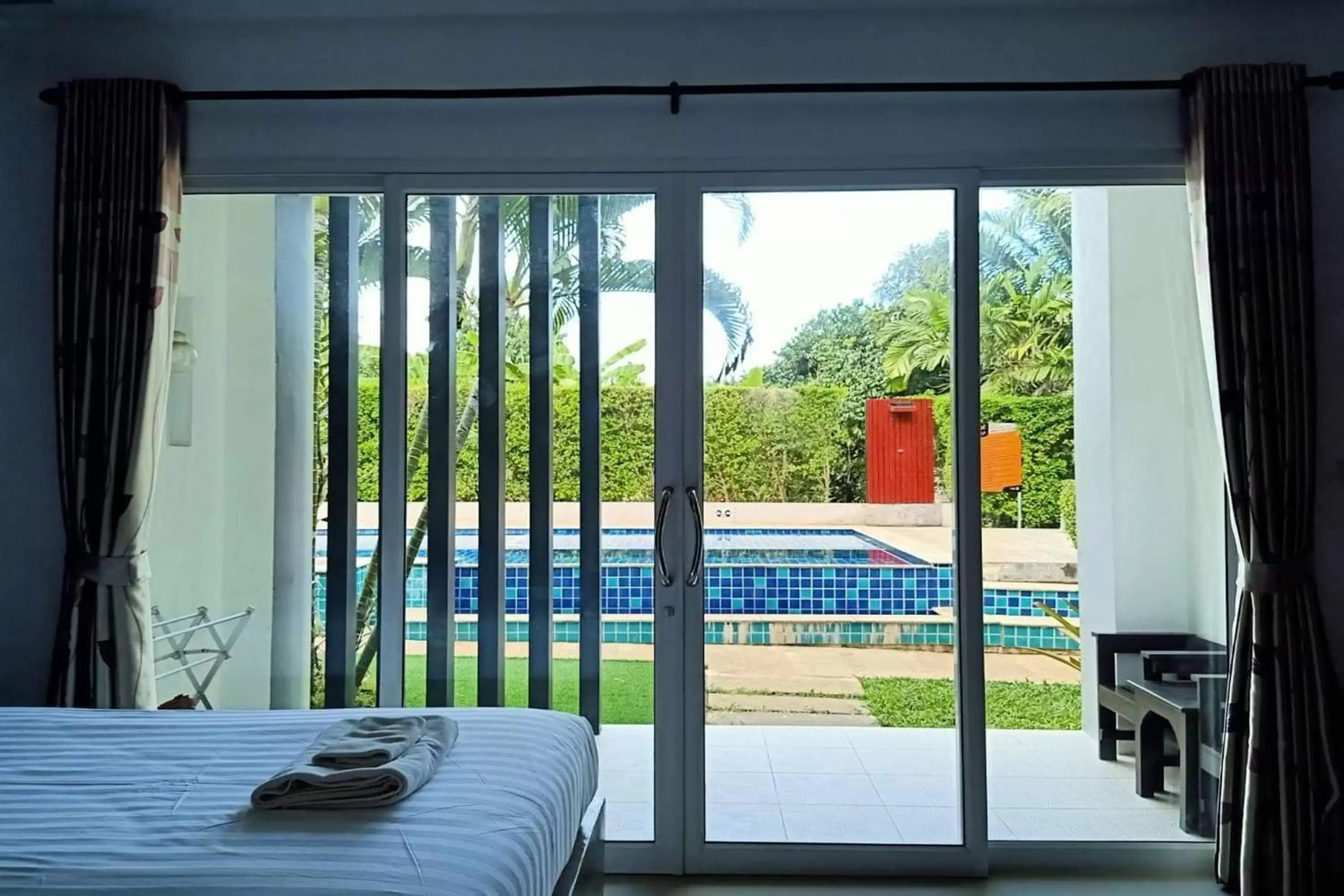 Bedroom, Pool View in The Fong Krabi resort