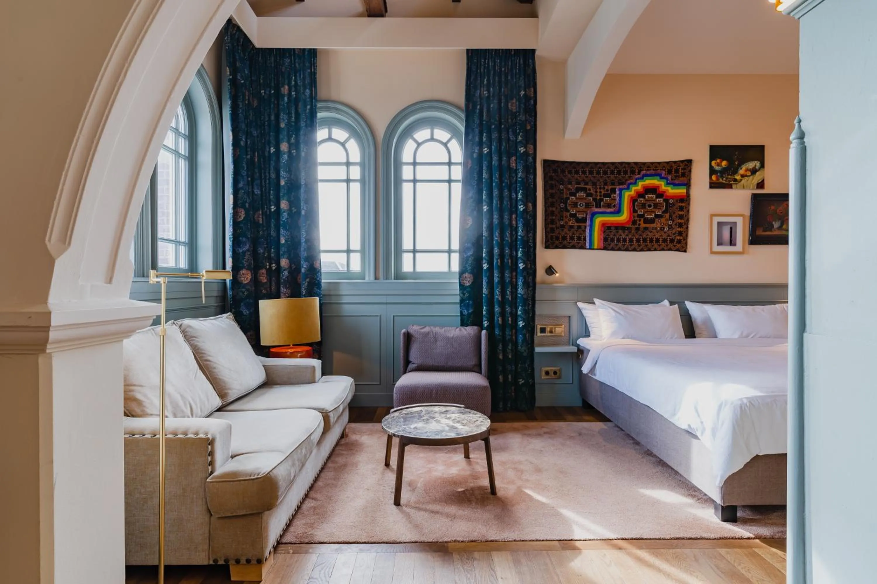 Bed in Hotel Mercier