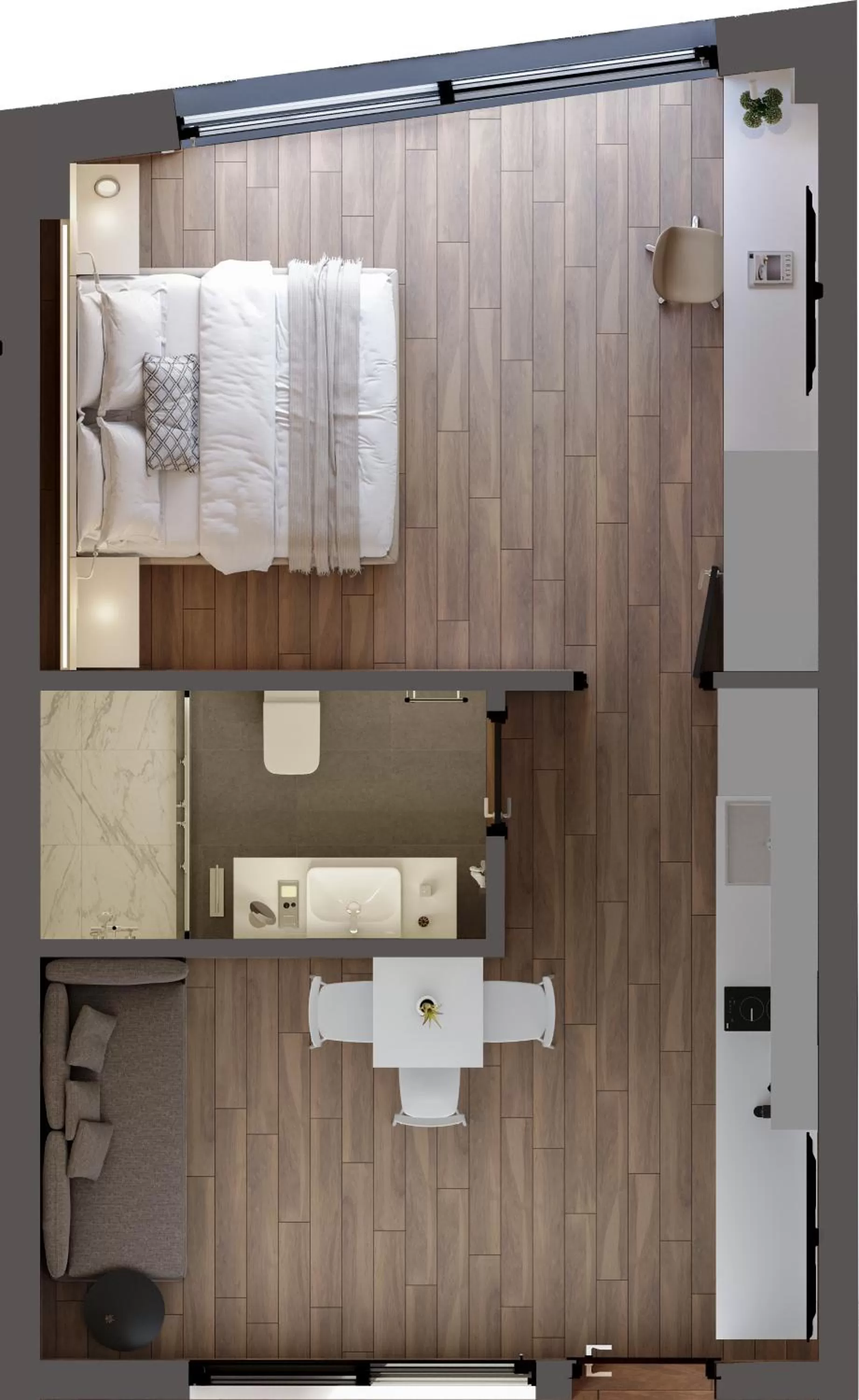Floor plan in Athens Hill Luxury Apartments