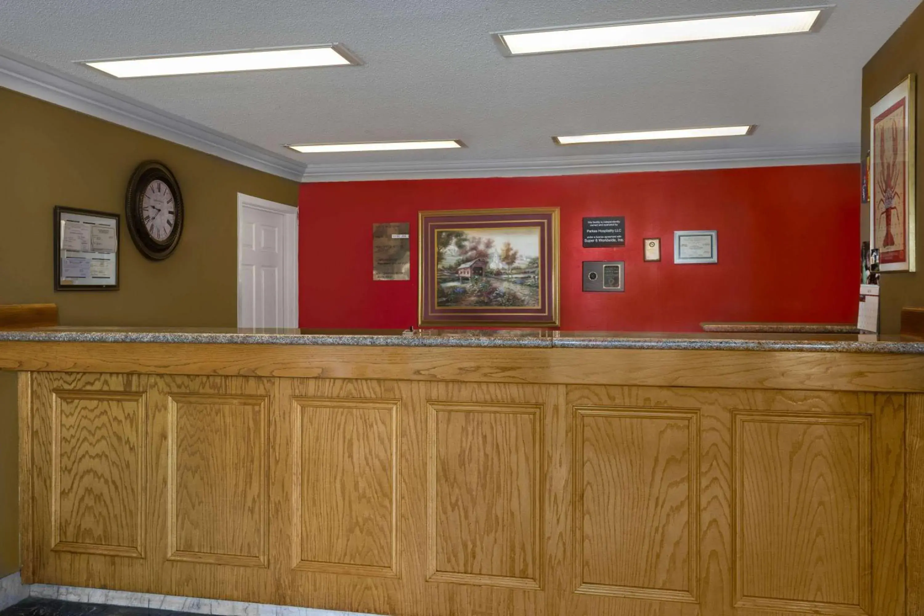 Lobby or reception in Super 8 by Wyndham Breaux Bridge Lobby or reception in Super 8 by Wyndham Breaux Bridge
